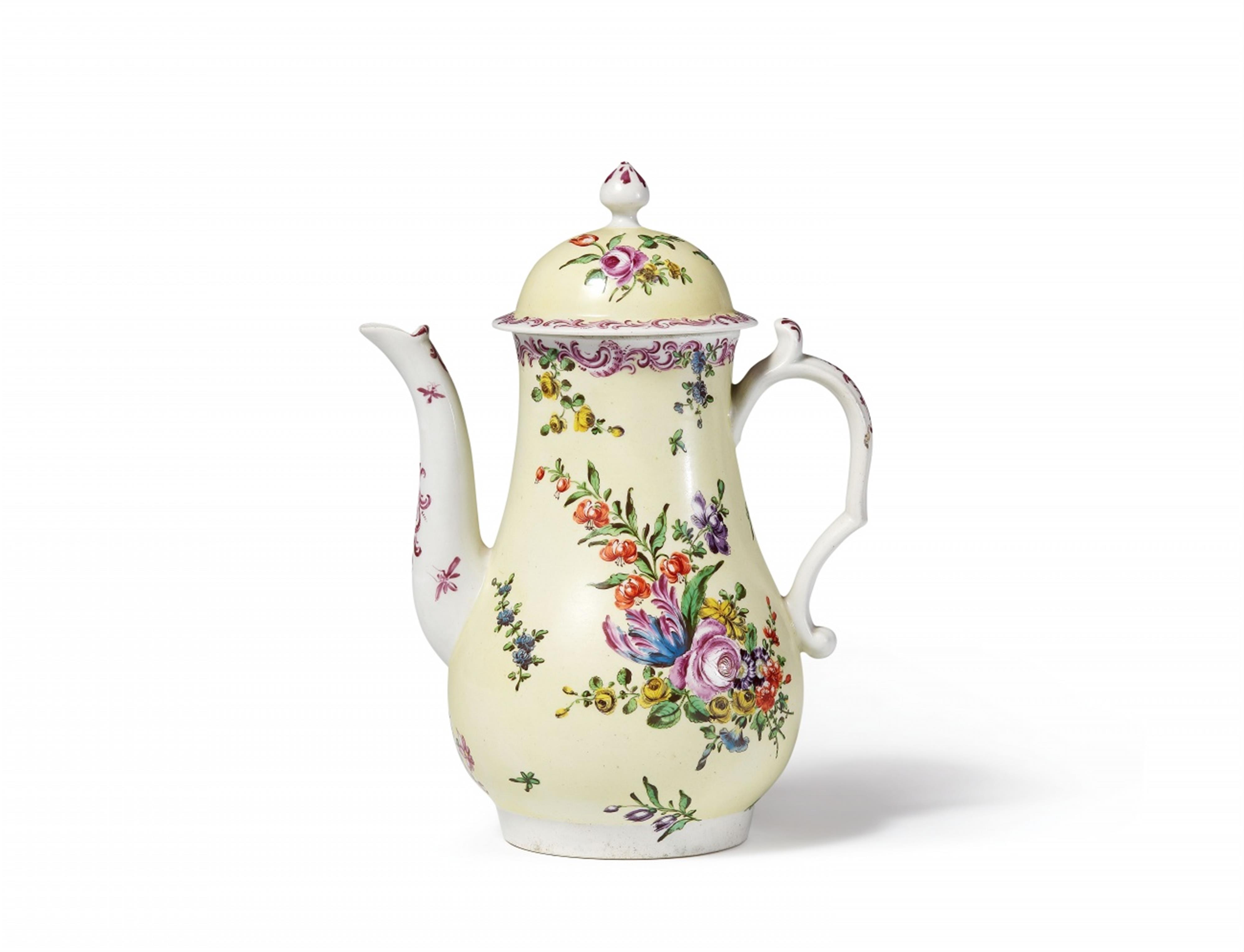 An English porcelain coffee pot - image-1