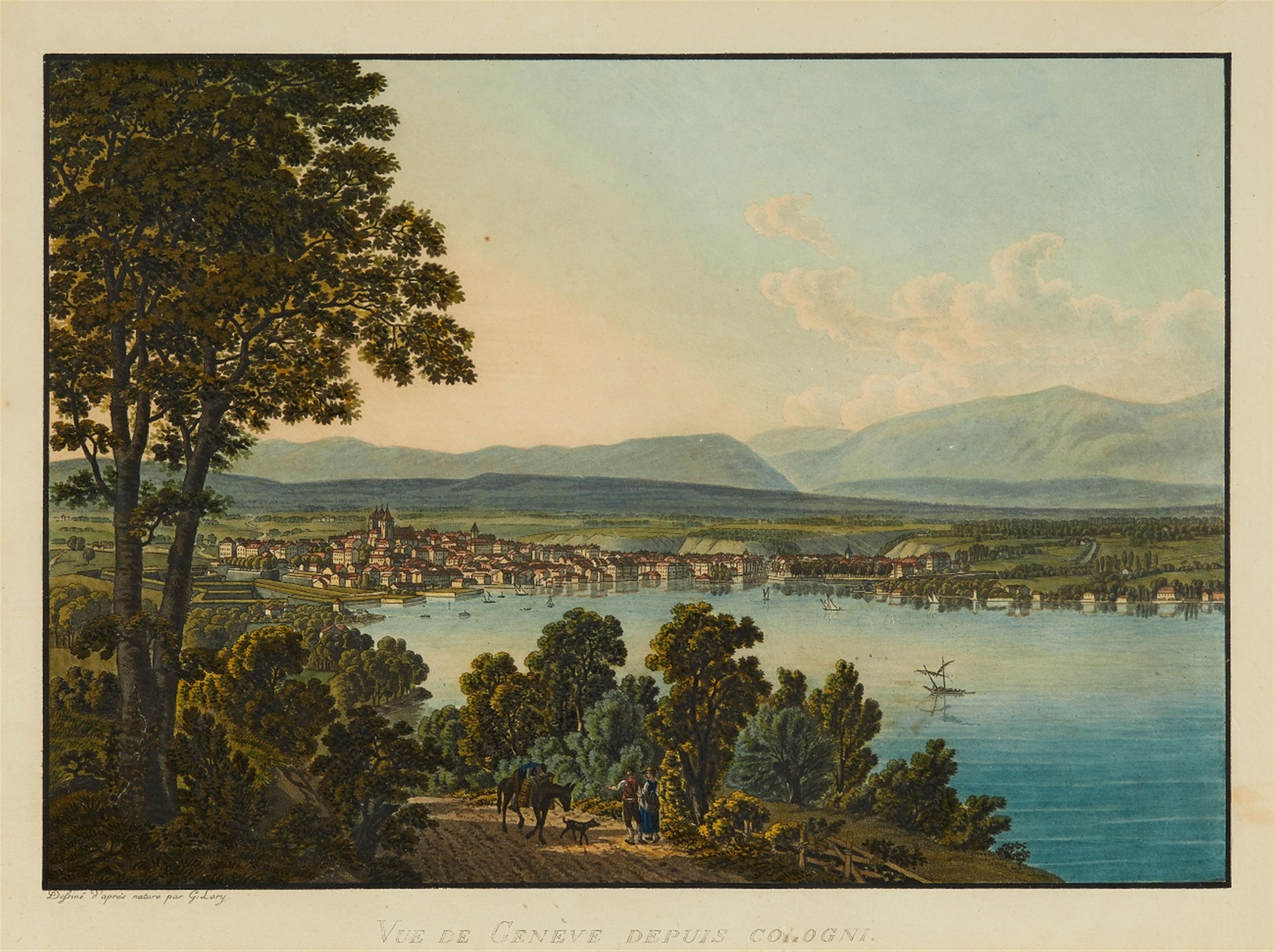 Ohne Titel (Stadtansichten: Genf, Lausanne (1804), Bern und Salzburg (1810) - image-2