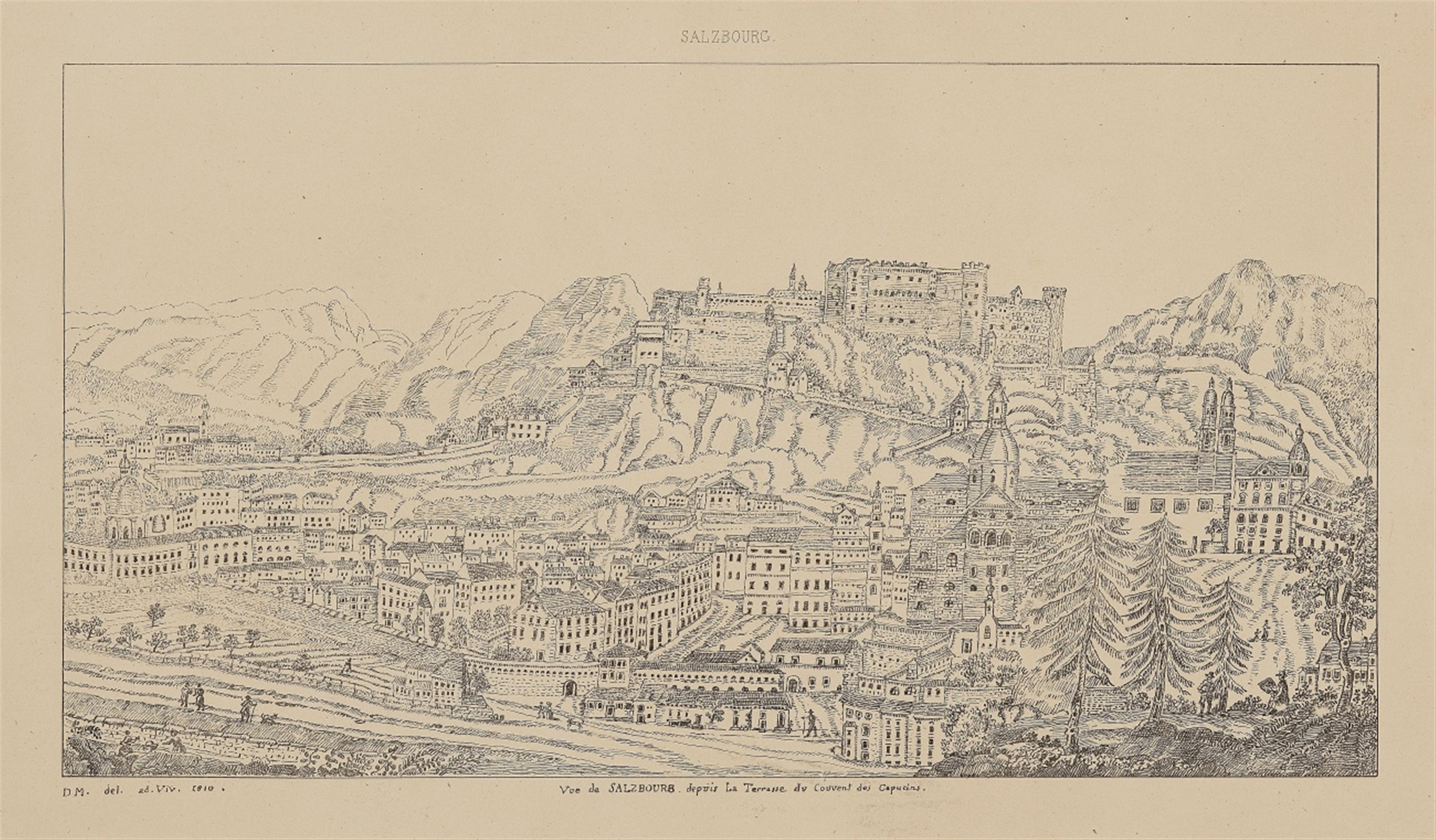 Ohne Titel (Stadtansichten: Genf, Lausanne (1804), Bern und Salzburg (1810) - image-3