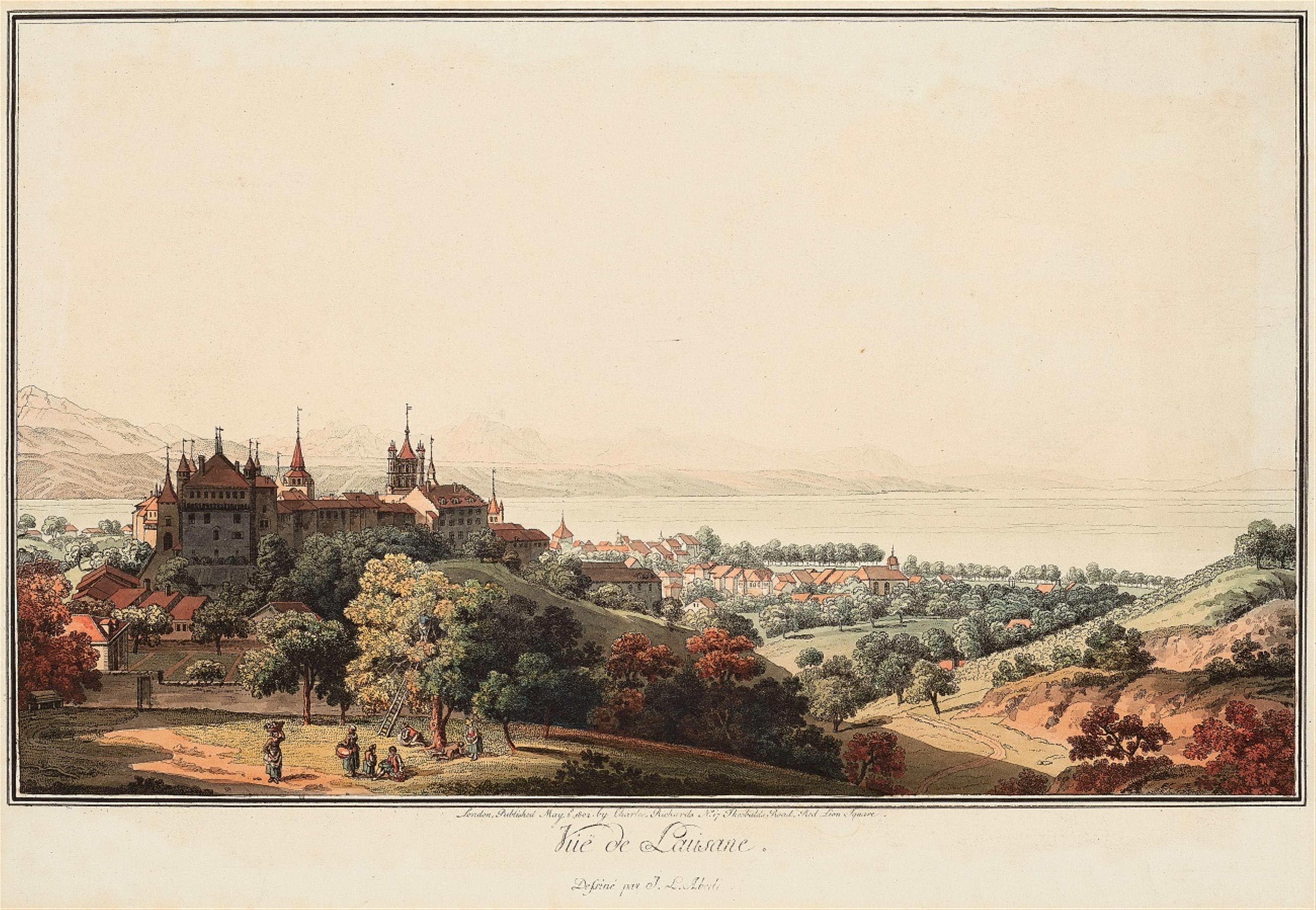 Ohne Titel (Stadtansichten: Genf, Lausanne (1804), Bern und Salzburg (1810) - image-4