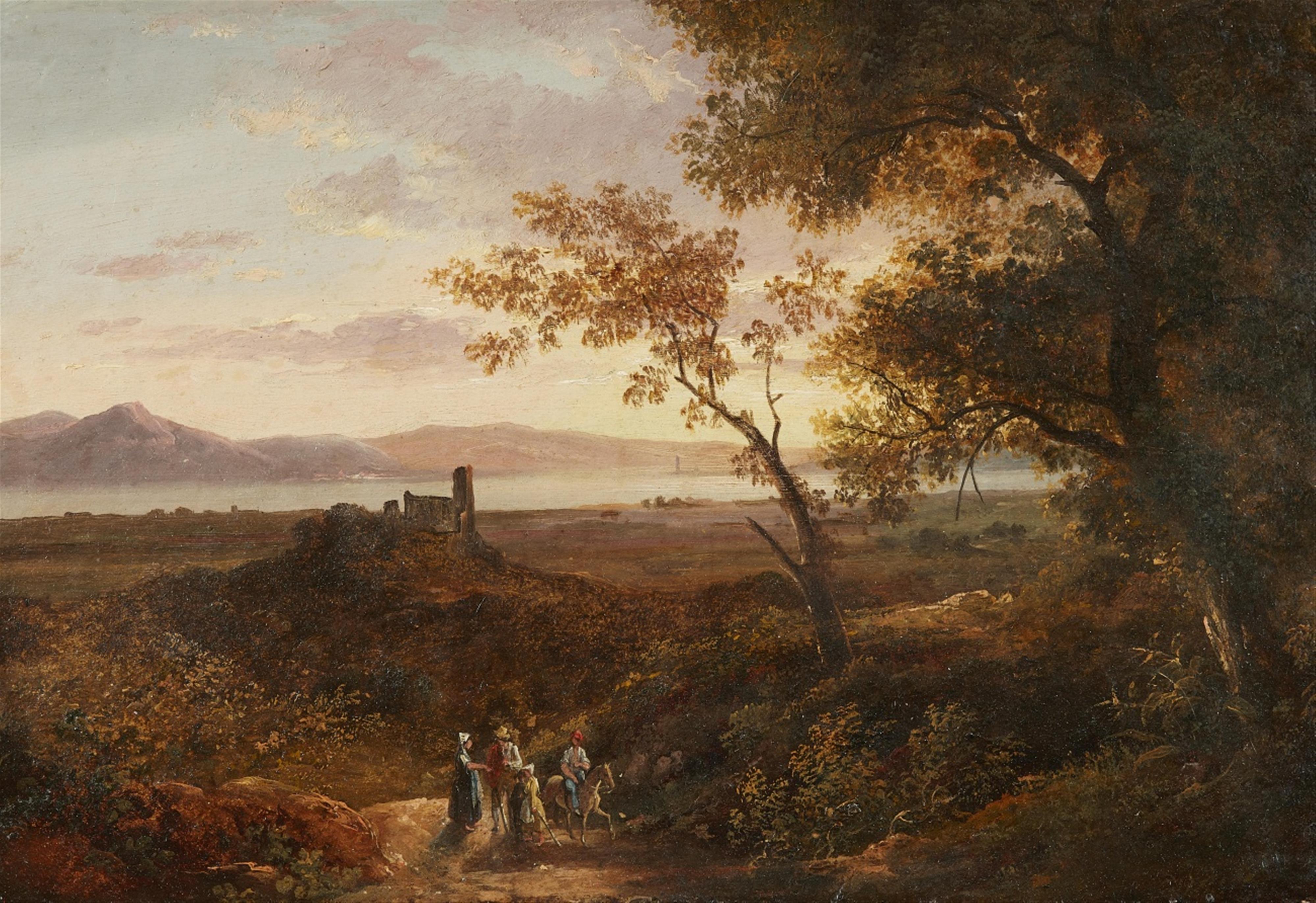Johann Christian Vollerdt - Landschaft mit Figurenstaffage - image-1