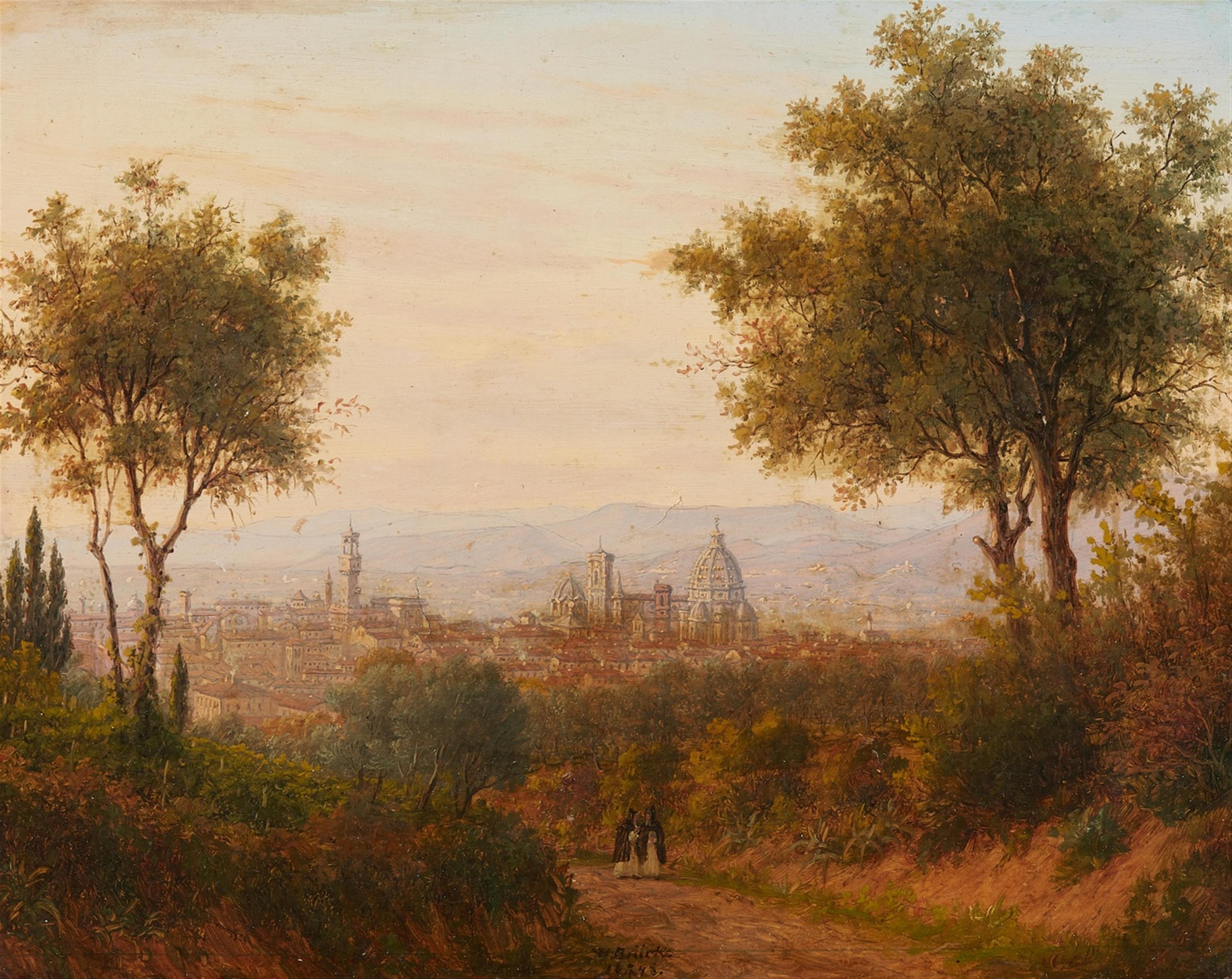 Wilhelm Brücke - View of Florence - image-1