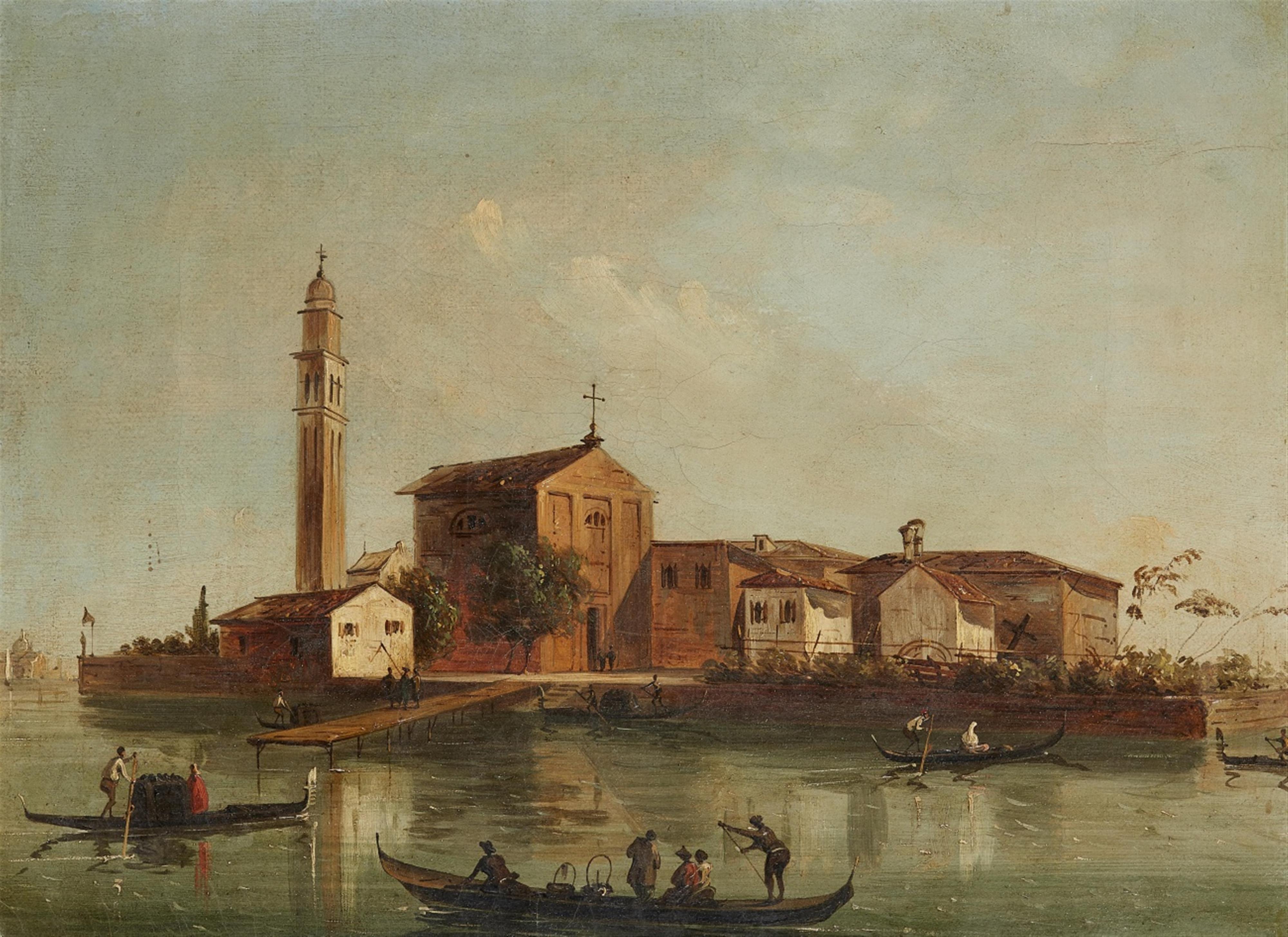 Italienischer Künstler des 19. Jahrhunderts - Zwei Ansichten aus Venedig - image-2