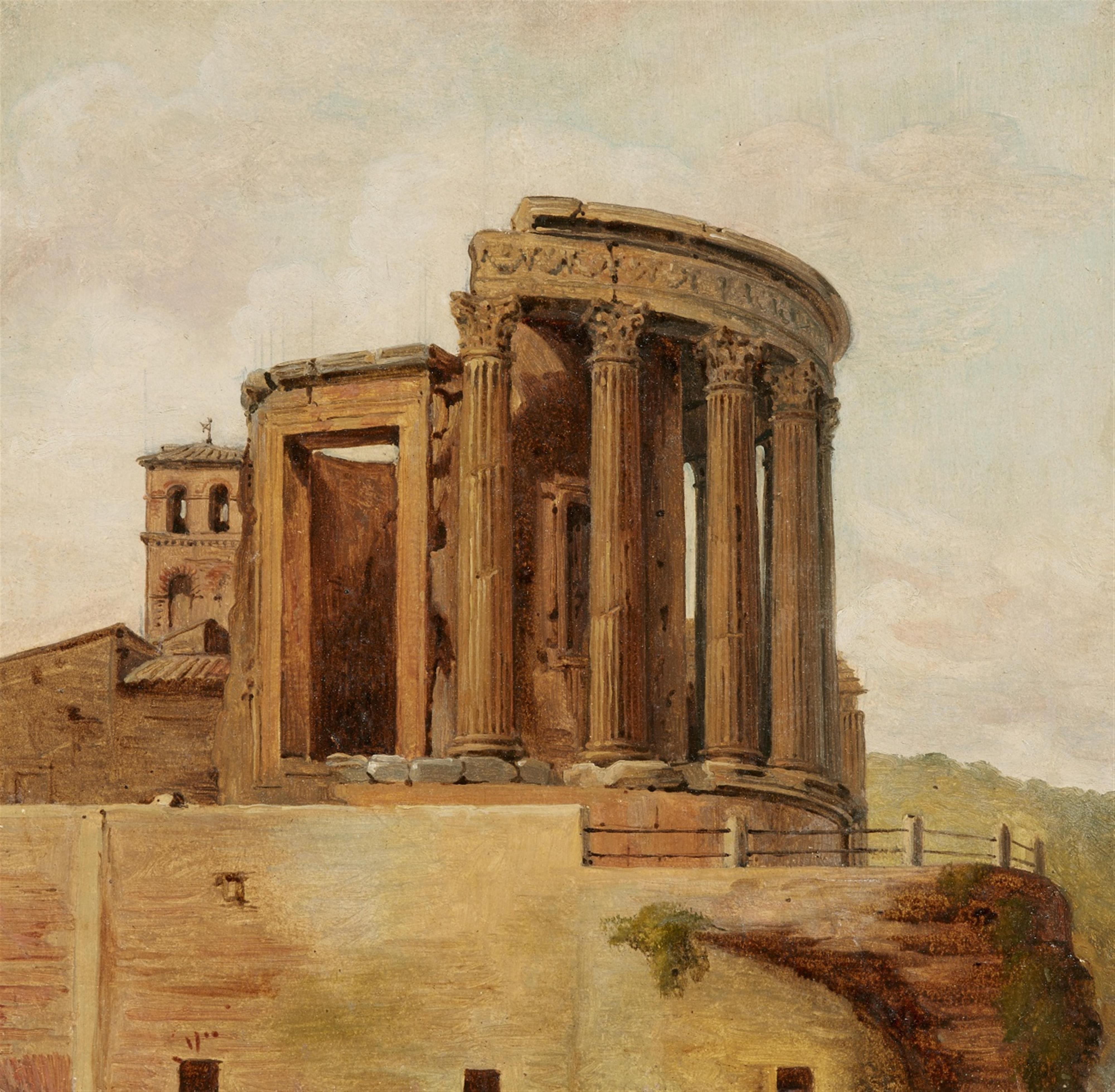 Unbekannter Künstler Mitte des 19. Jahrhunderts - Vesta-Tempel in Tivoli - image-1