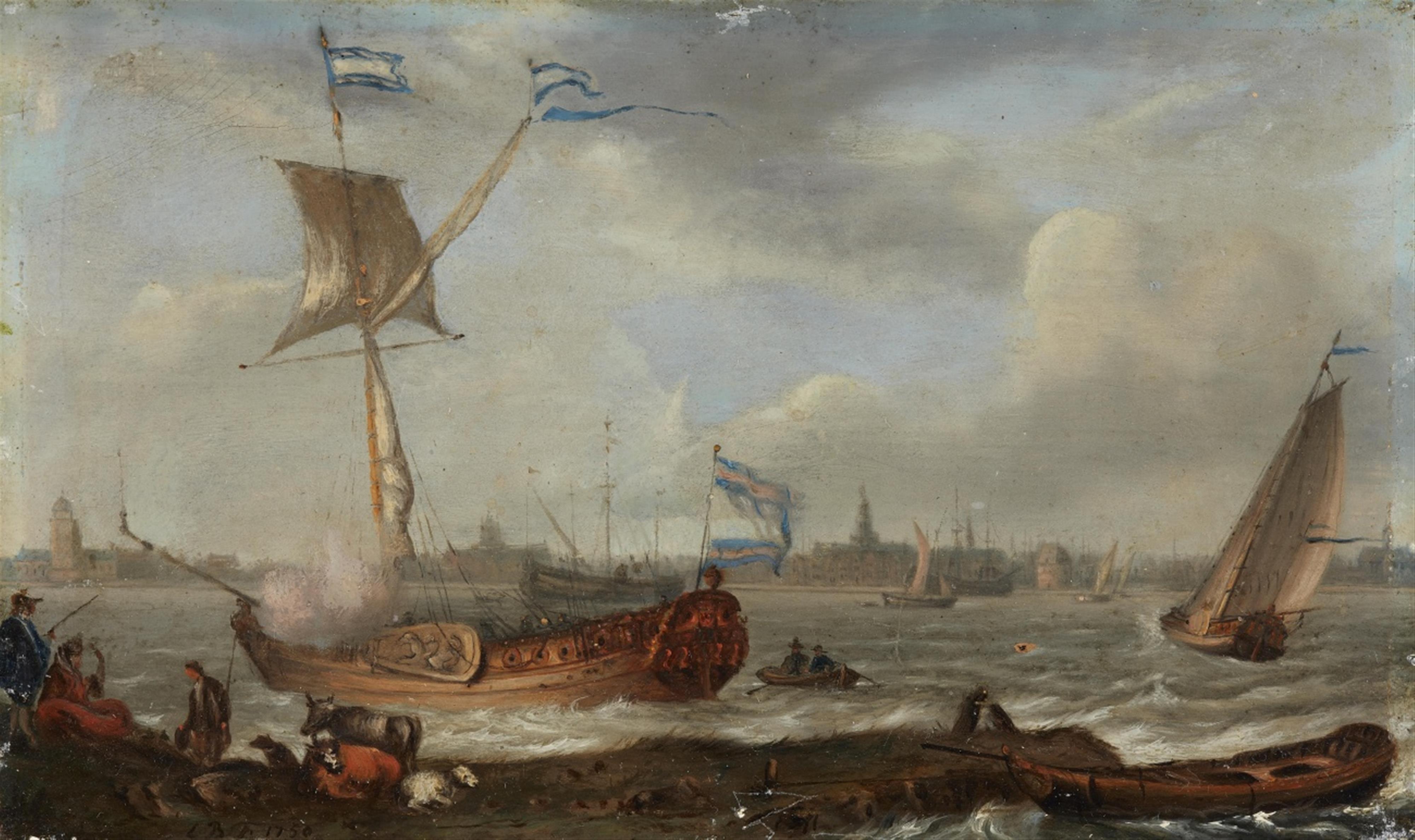 Ludolf Backhuysen d. J. - Schiffe im Hafen - image-1