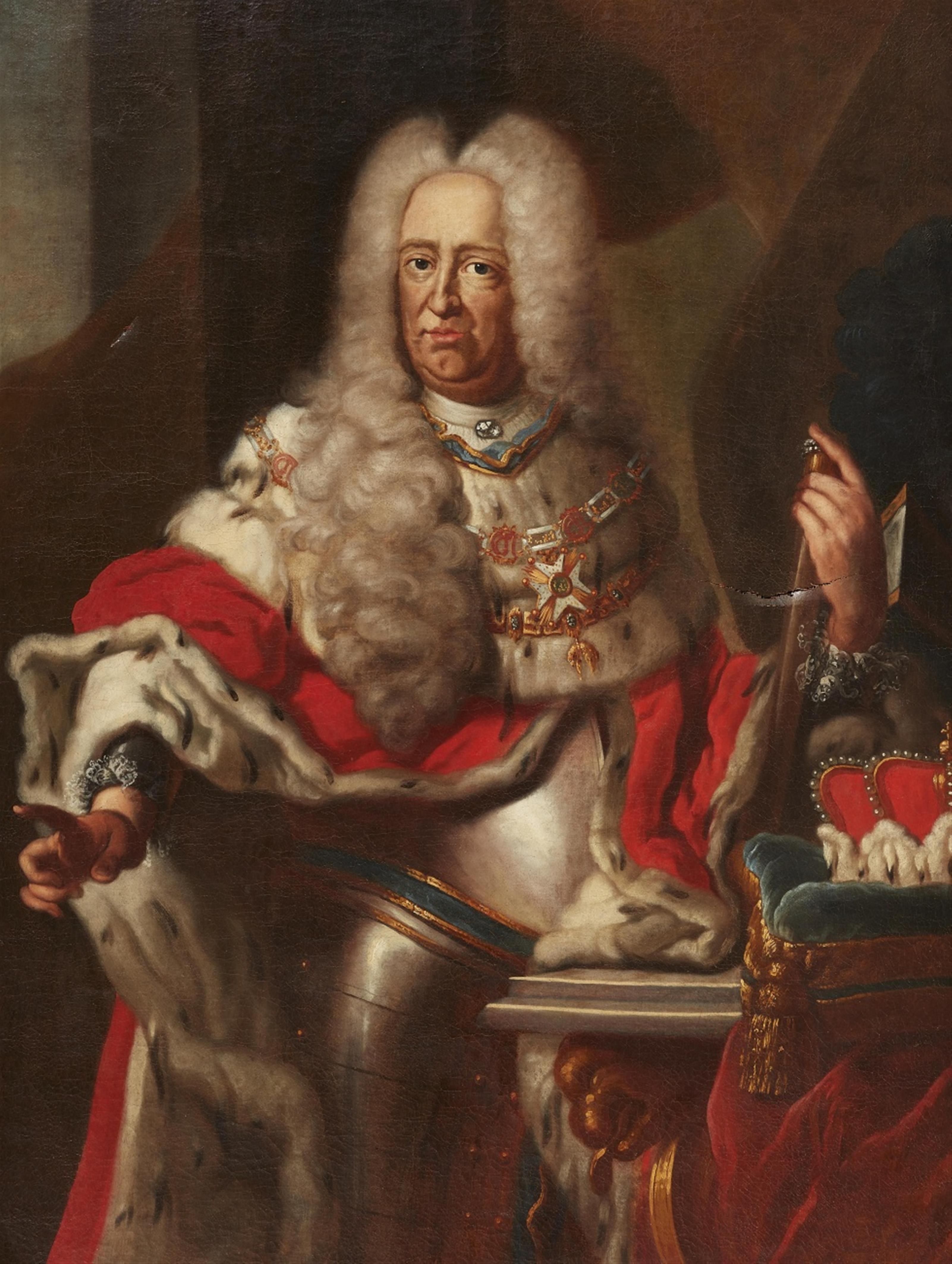 Jean Pierre Goudreaux, workshop or circle - Portrait of Prince Elector Karl Philipp III of Palatinate - image-1