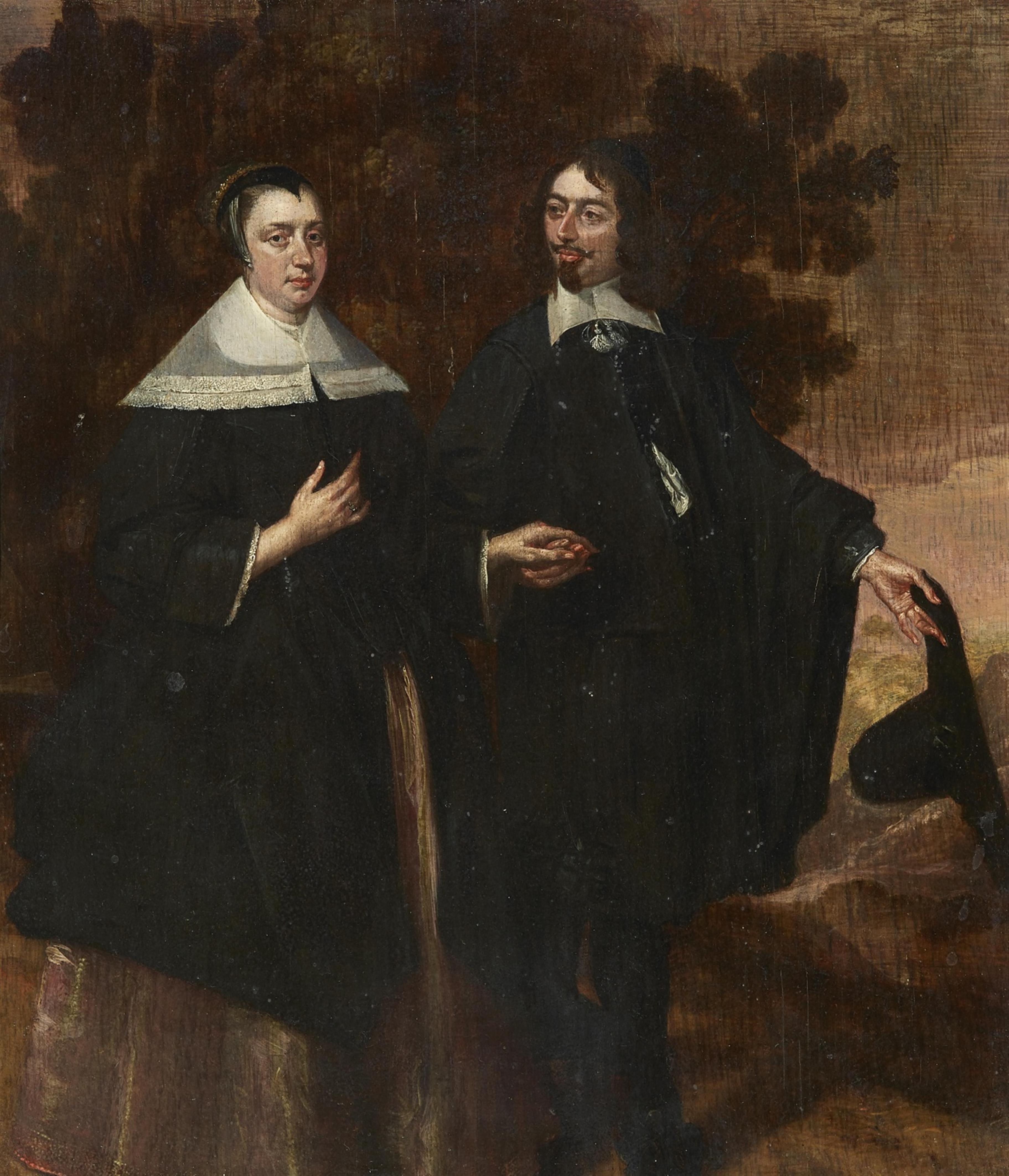 Bartholomeus van der Helst, zugeschrieben - Bildnis eines Ehepaares - image-1