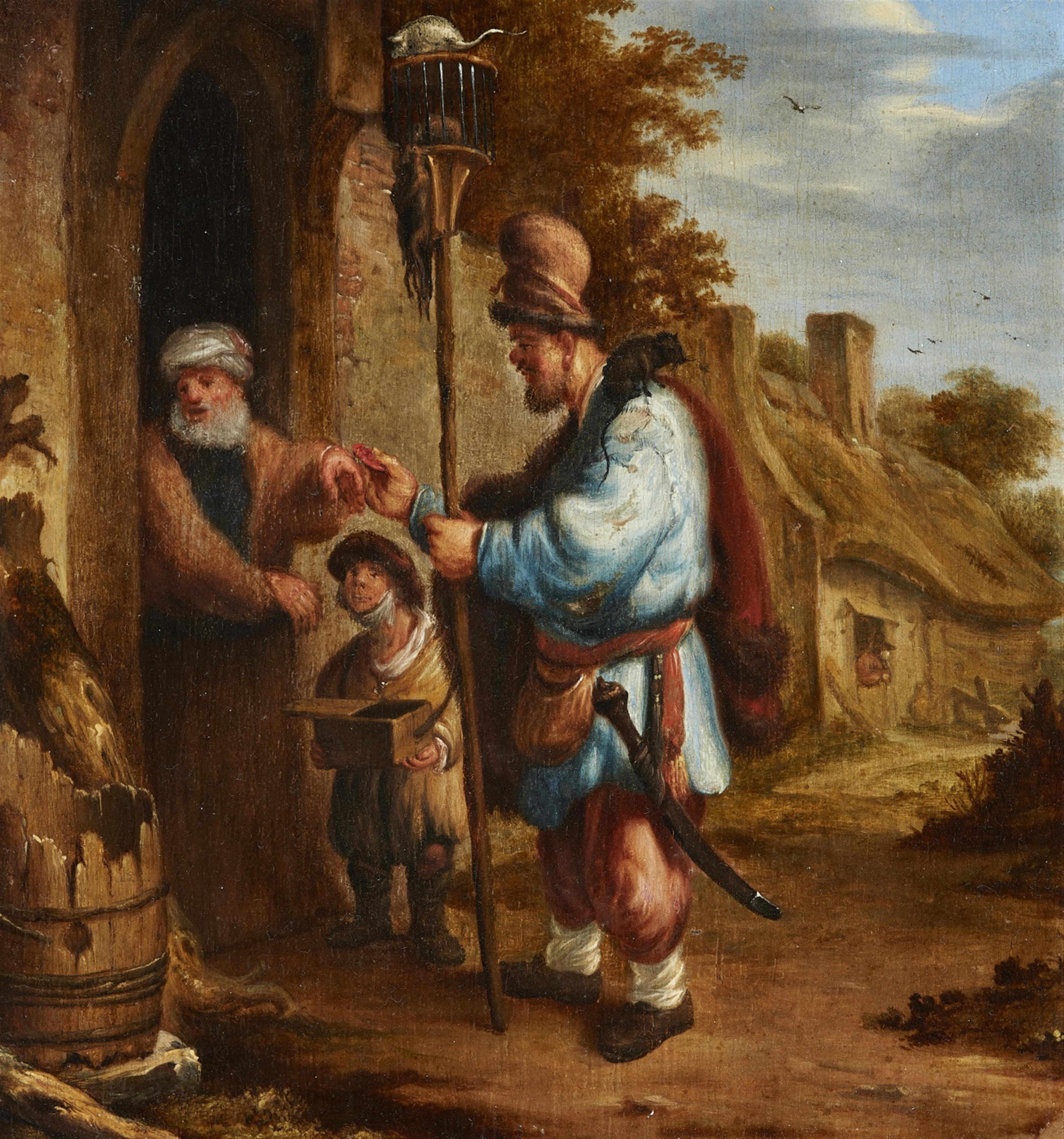 Niederländischer Meister der 2. Hälfte des 17. Jahrhunderts - Der Rattengiftverkäufer - image-1