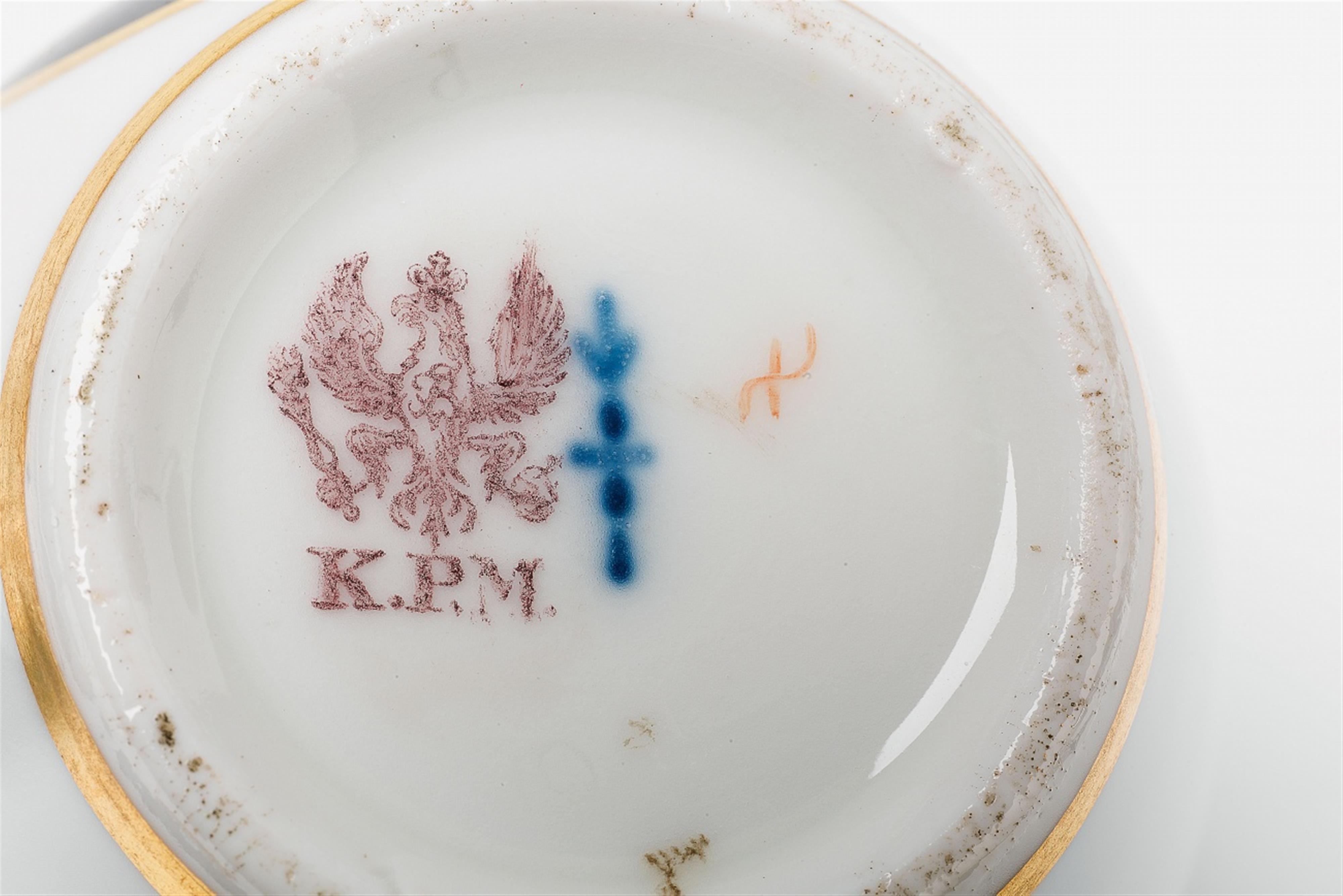 A Berlin KPM porcelain memorial cup - image-2