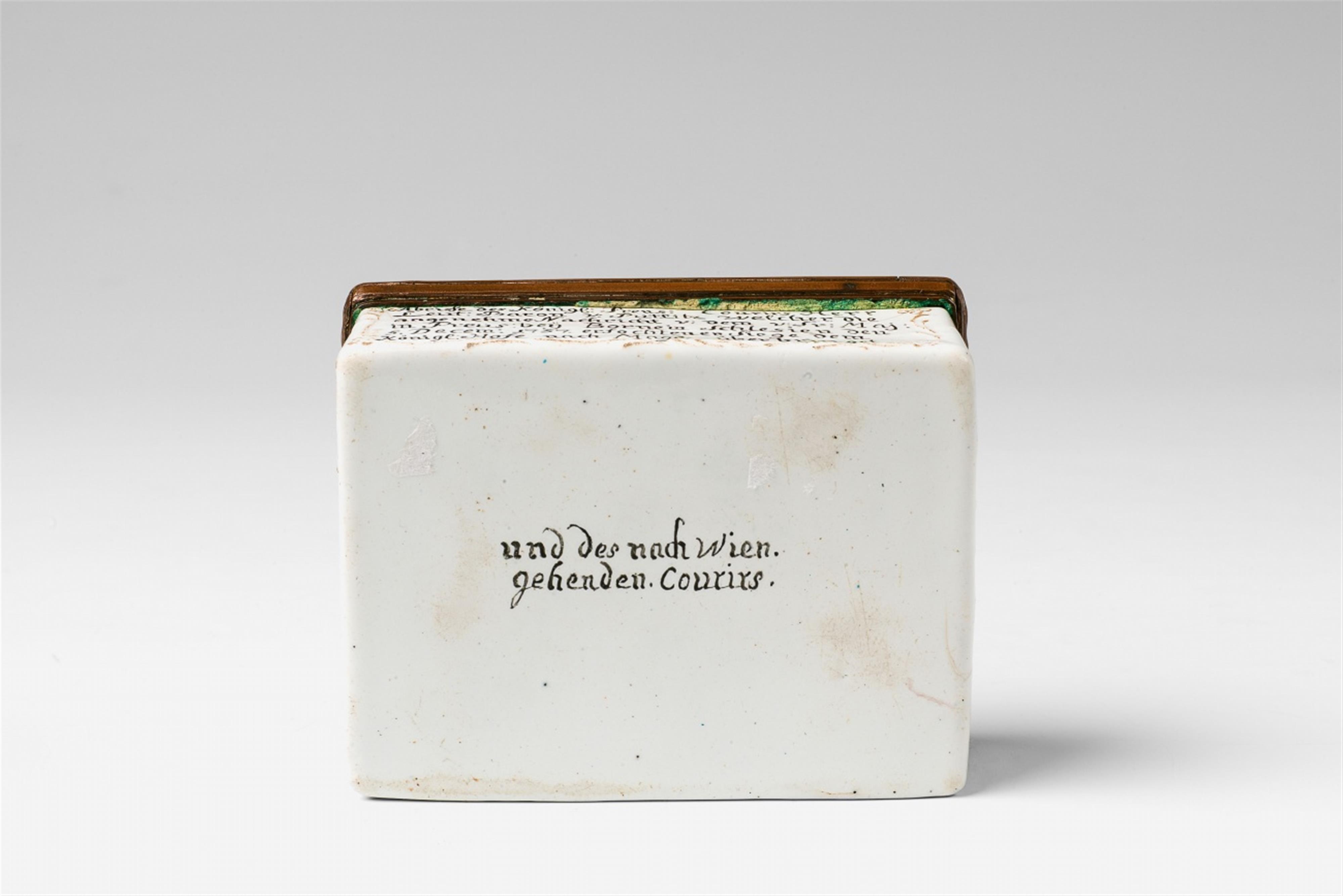 An enamel snuff box commemorating the victory of Borna / Leuthen in Silesia - image-3