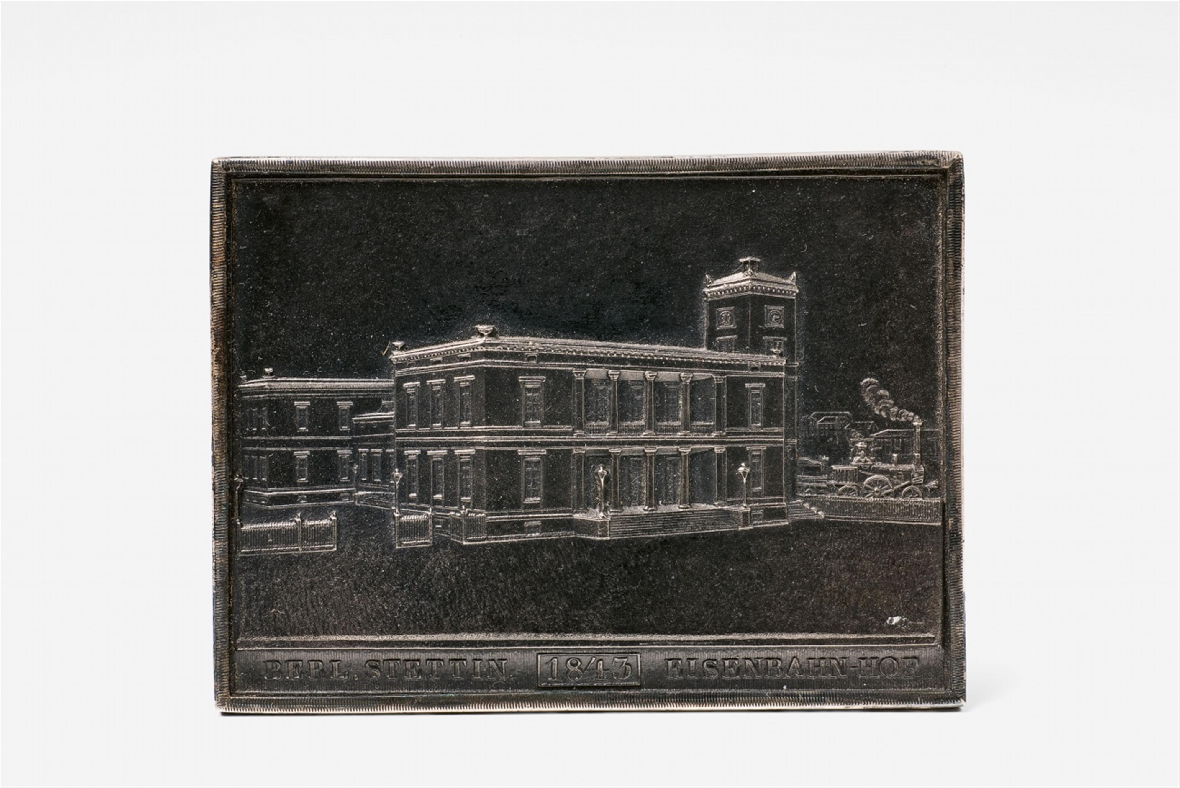 Cast iron New Year's plaque for 1843 - image-1