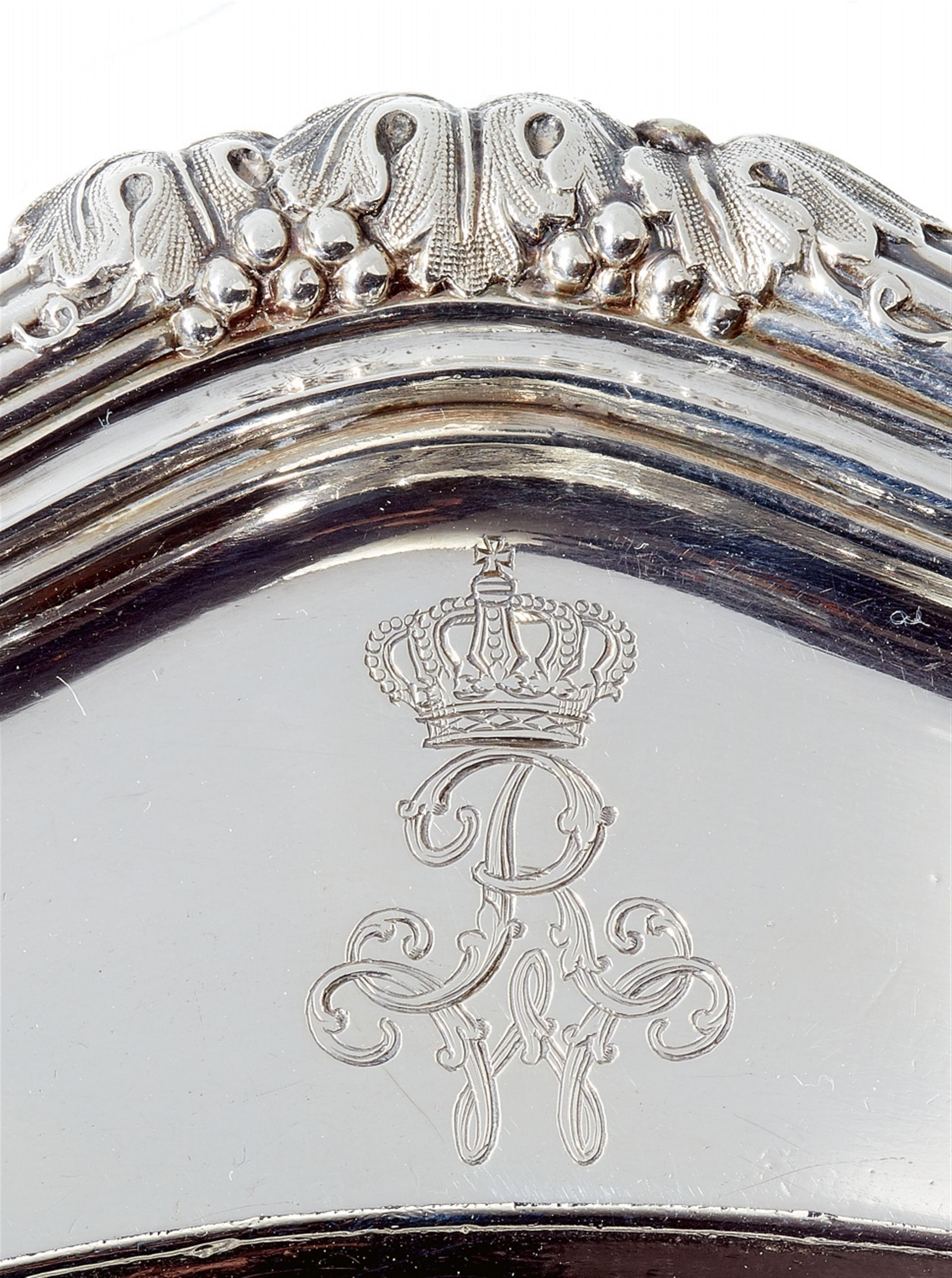 A pair of Berlin silver salvers made for King William I - image-2
