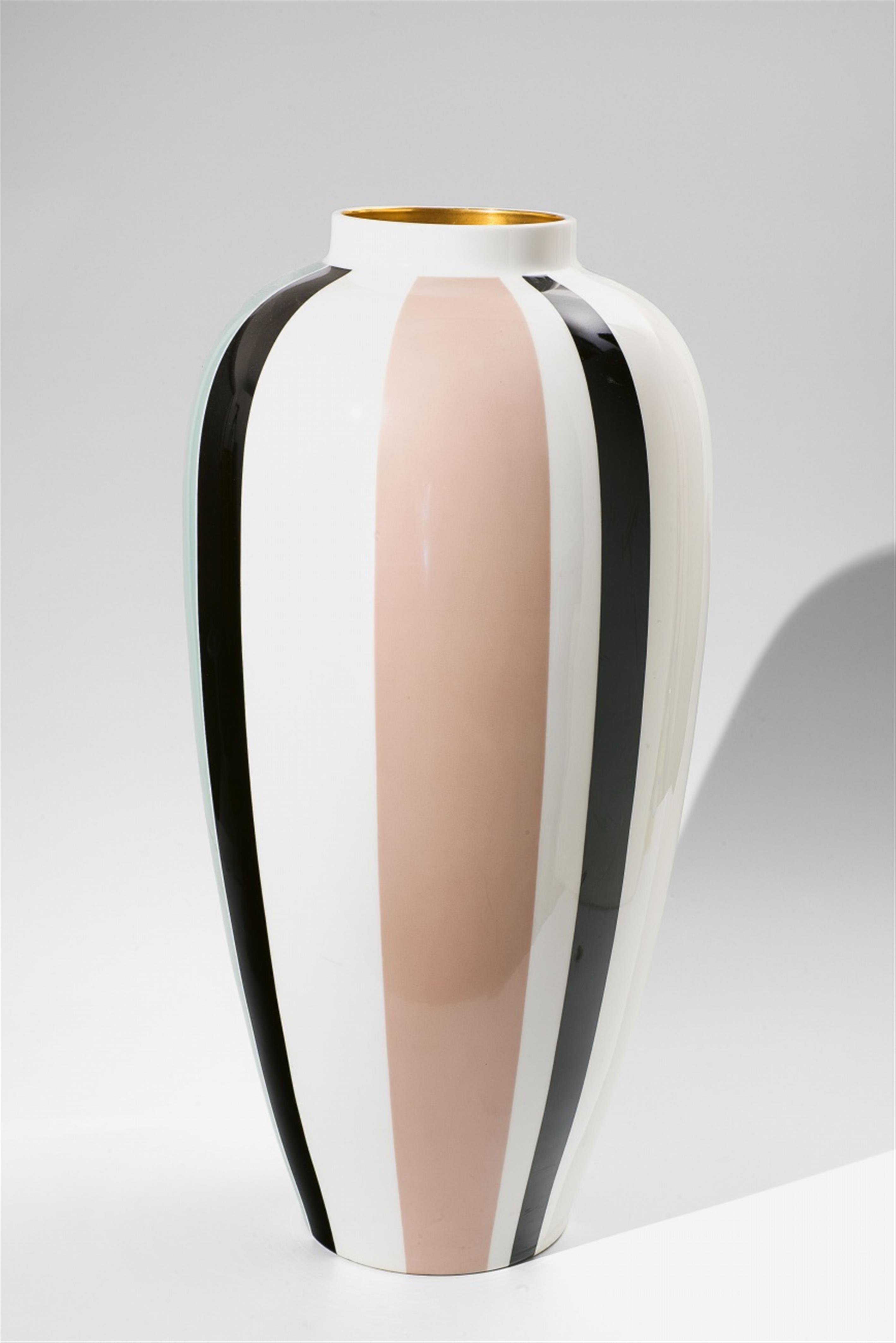 A Berlin KPM porcelain atrium vase - image-1