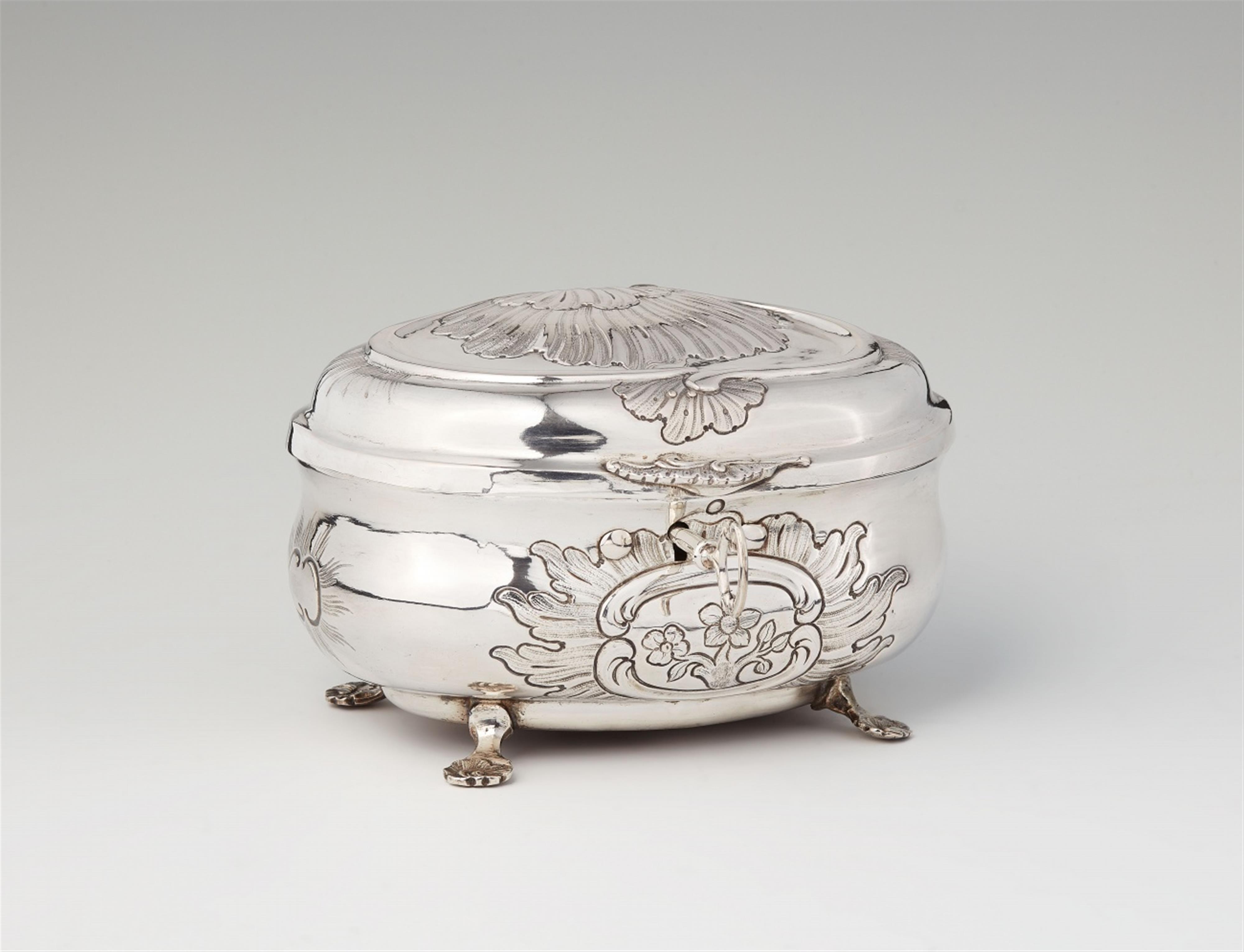 A Berlin silver Rococo sugar box - image-1