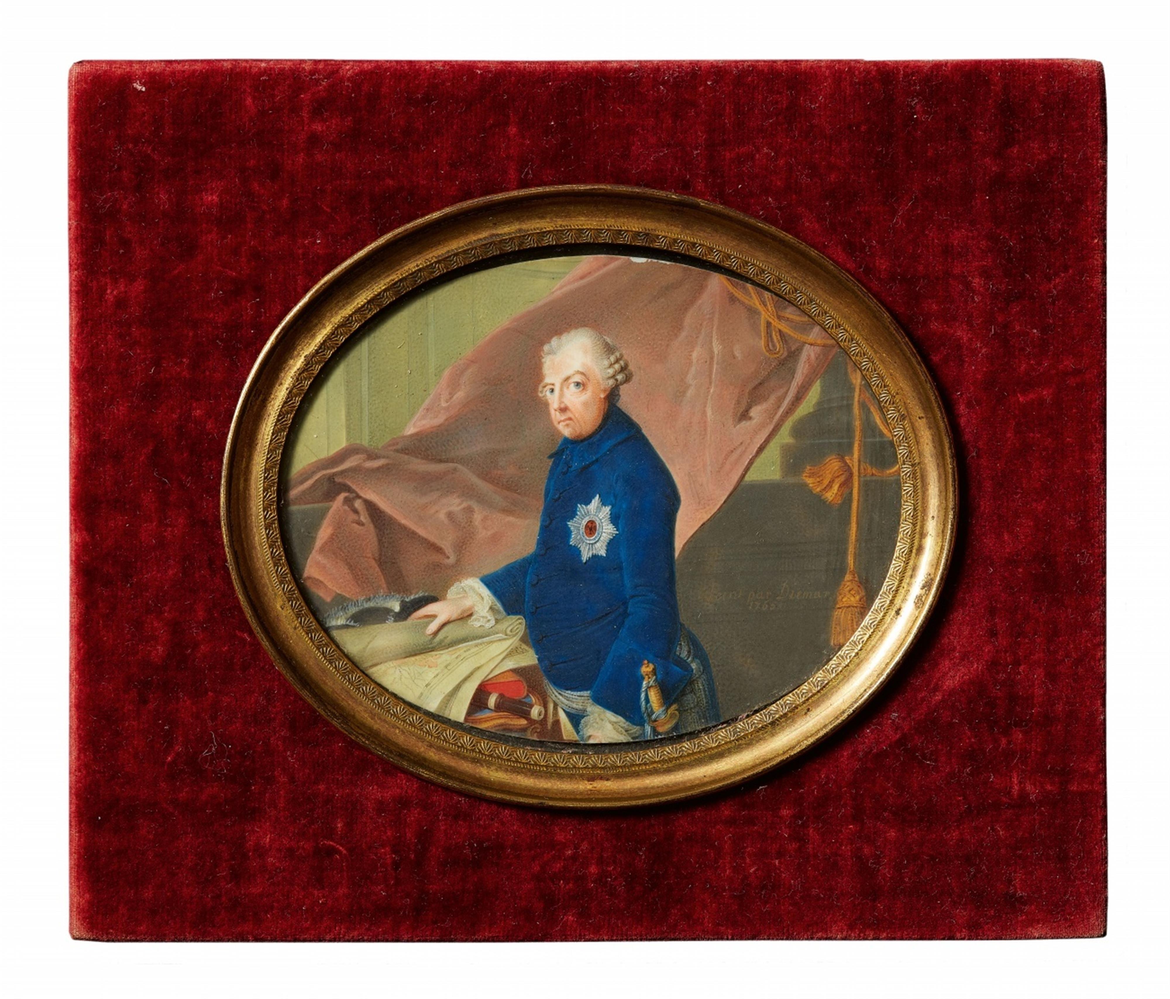 A portrait miniature of Frederick II of Prussia - image-1