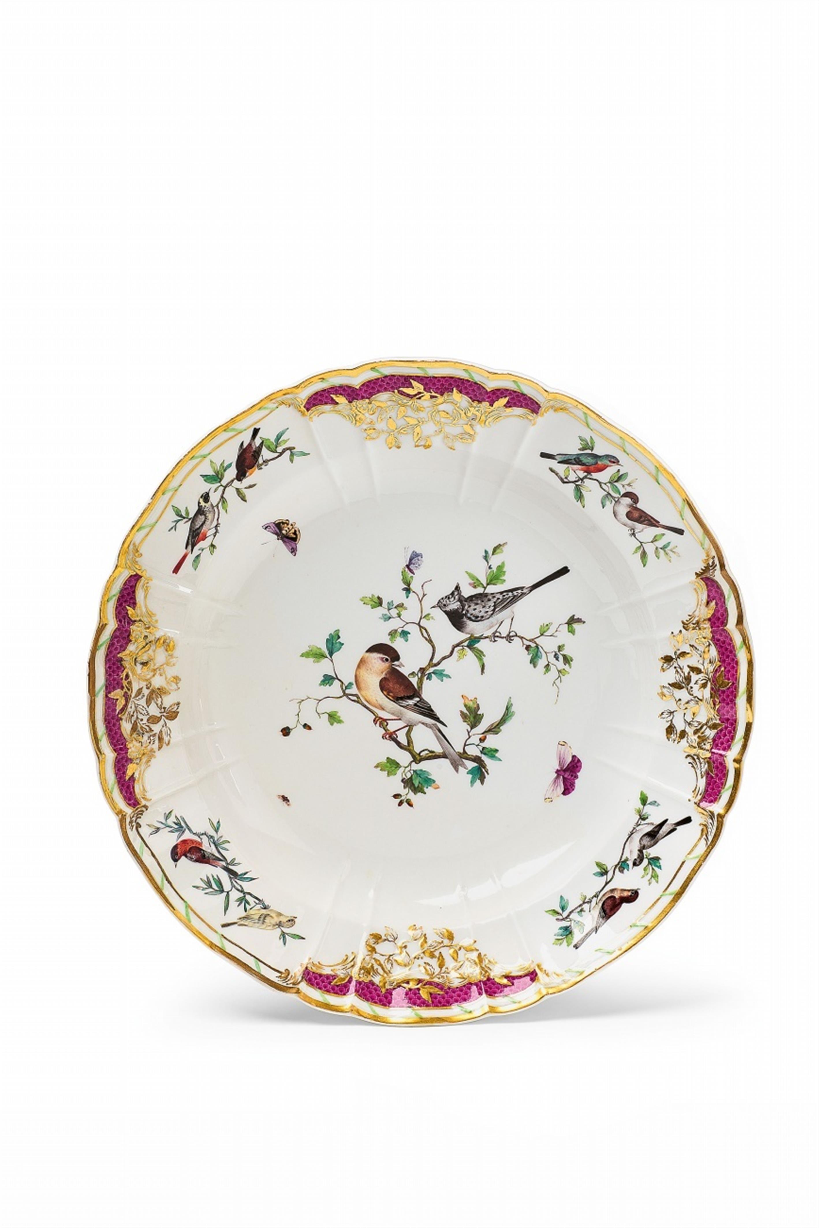 A round Berlin KPM porcelain platter from the service for Duke Rothenburg - image-1