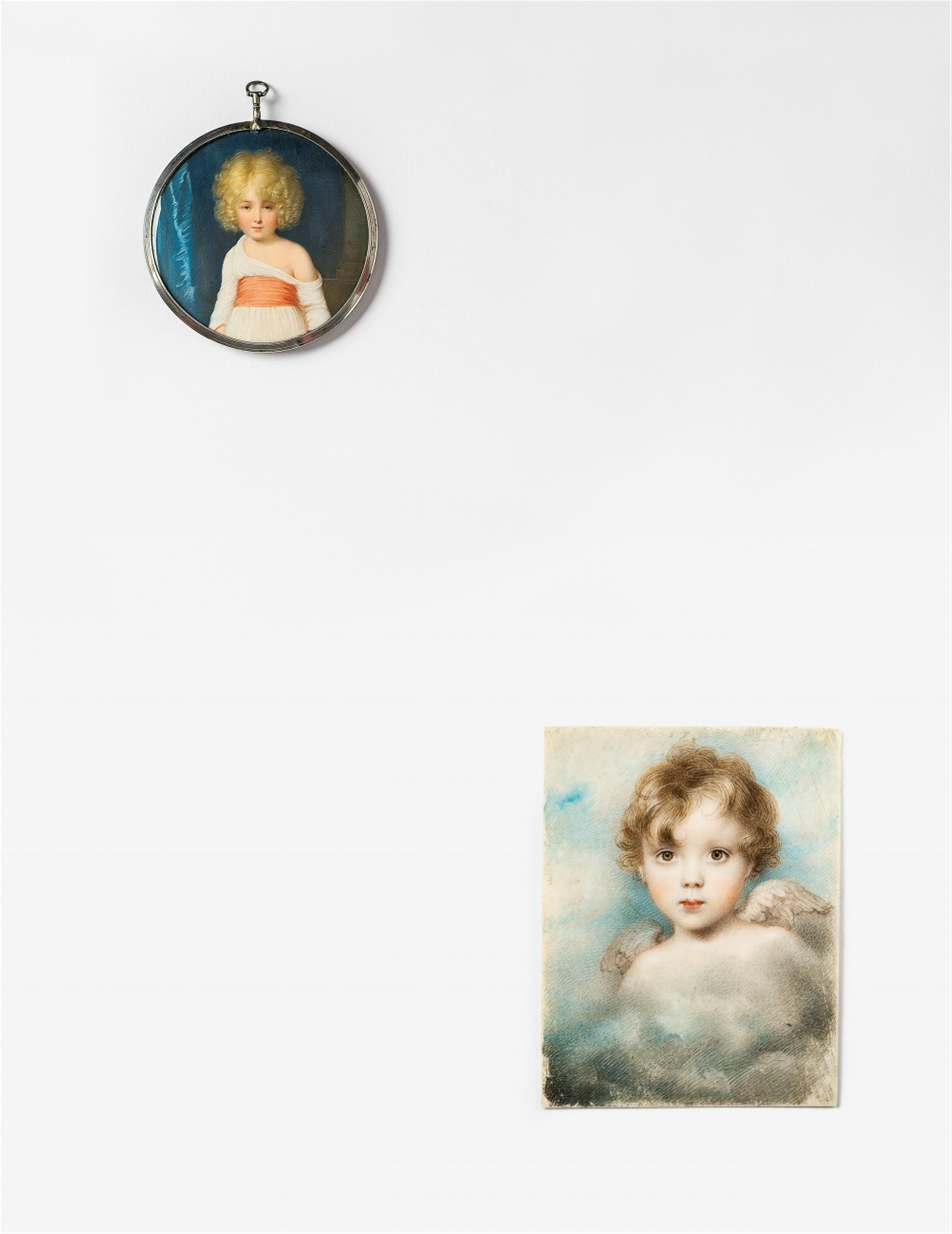 A portrait miniature of a young girl - image-2