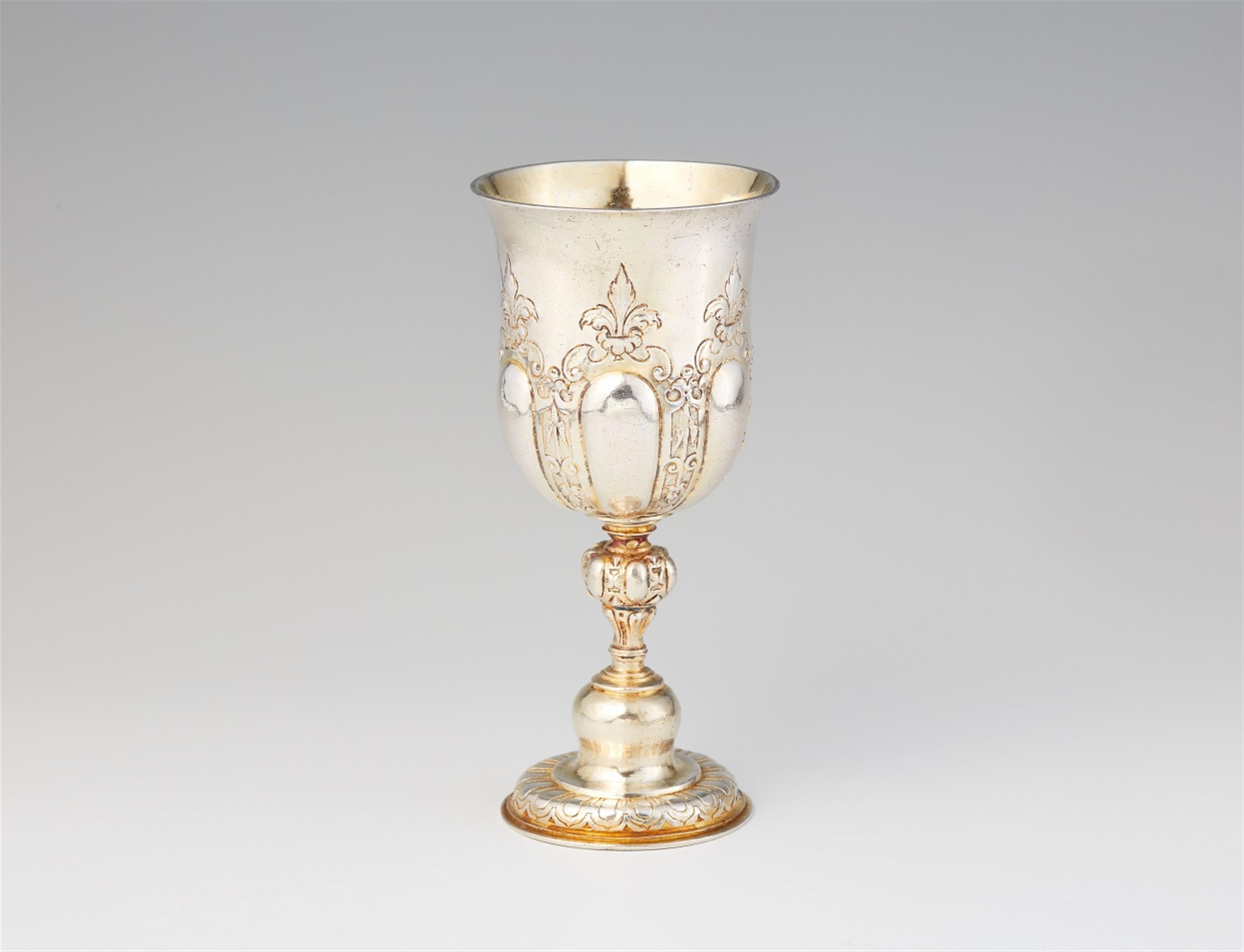 A Renaissance Nuremberg silver gilt chalice - image-1