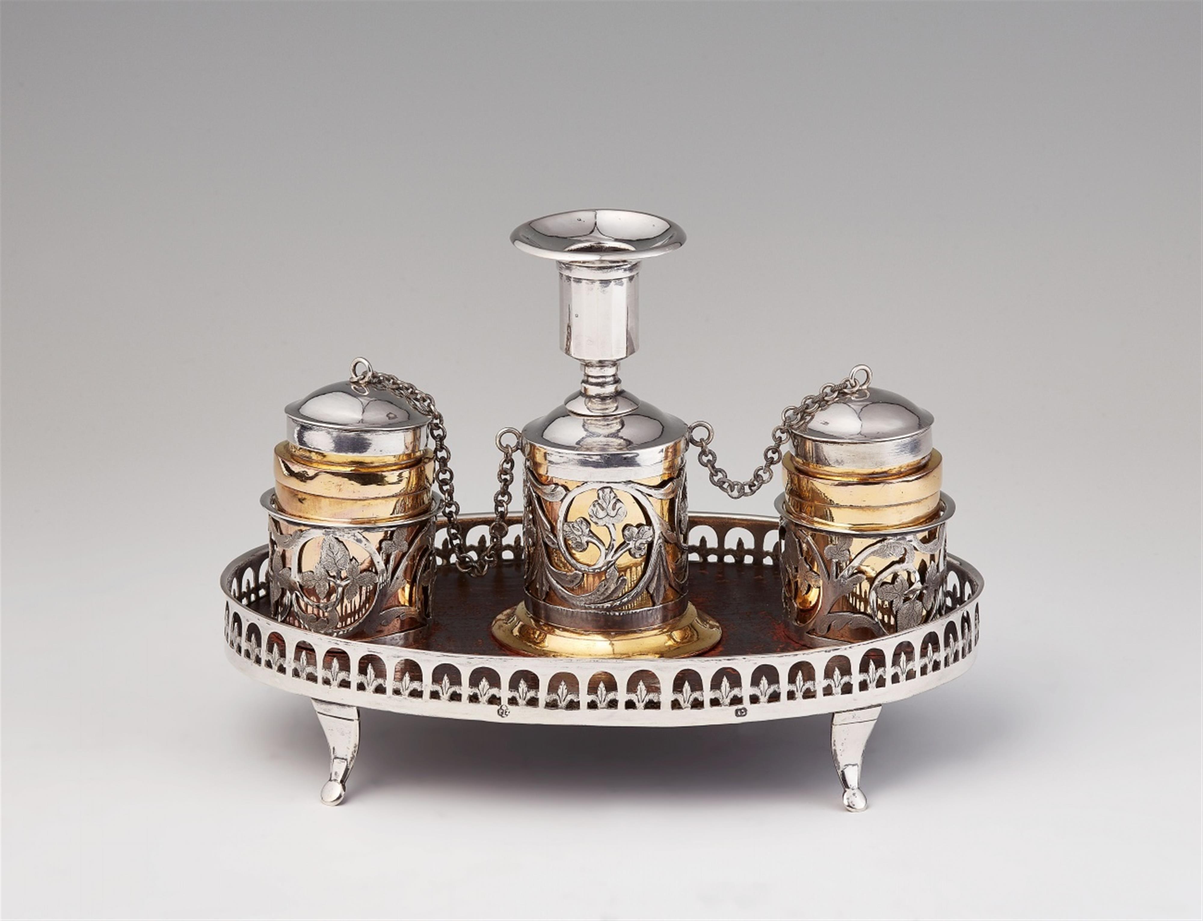 A Neoclassical silver writing set - image-1