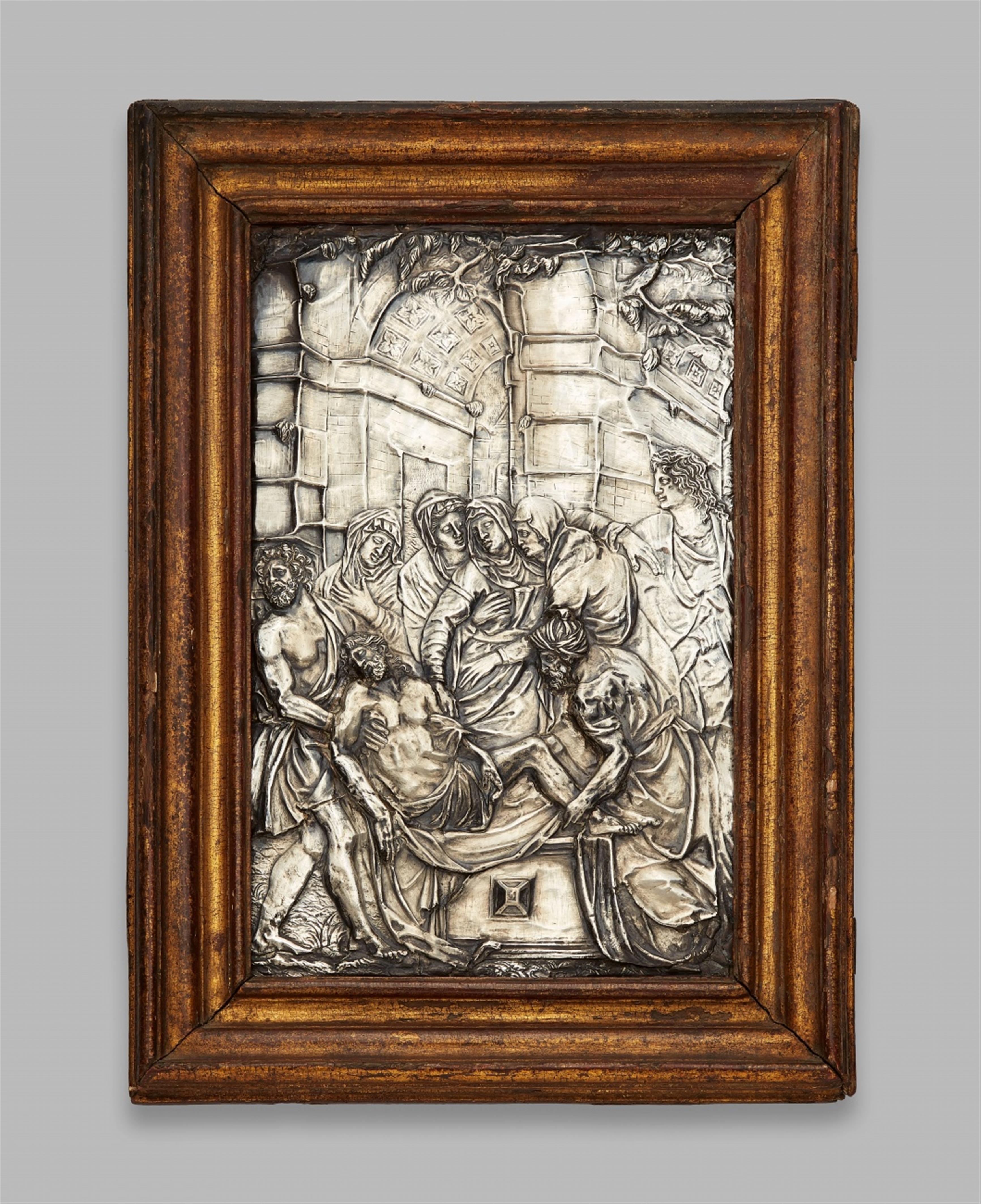 A silver relief with the deposition of Christ - image-1