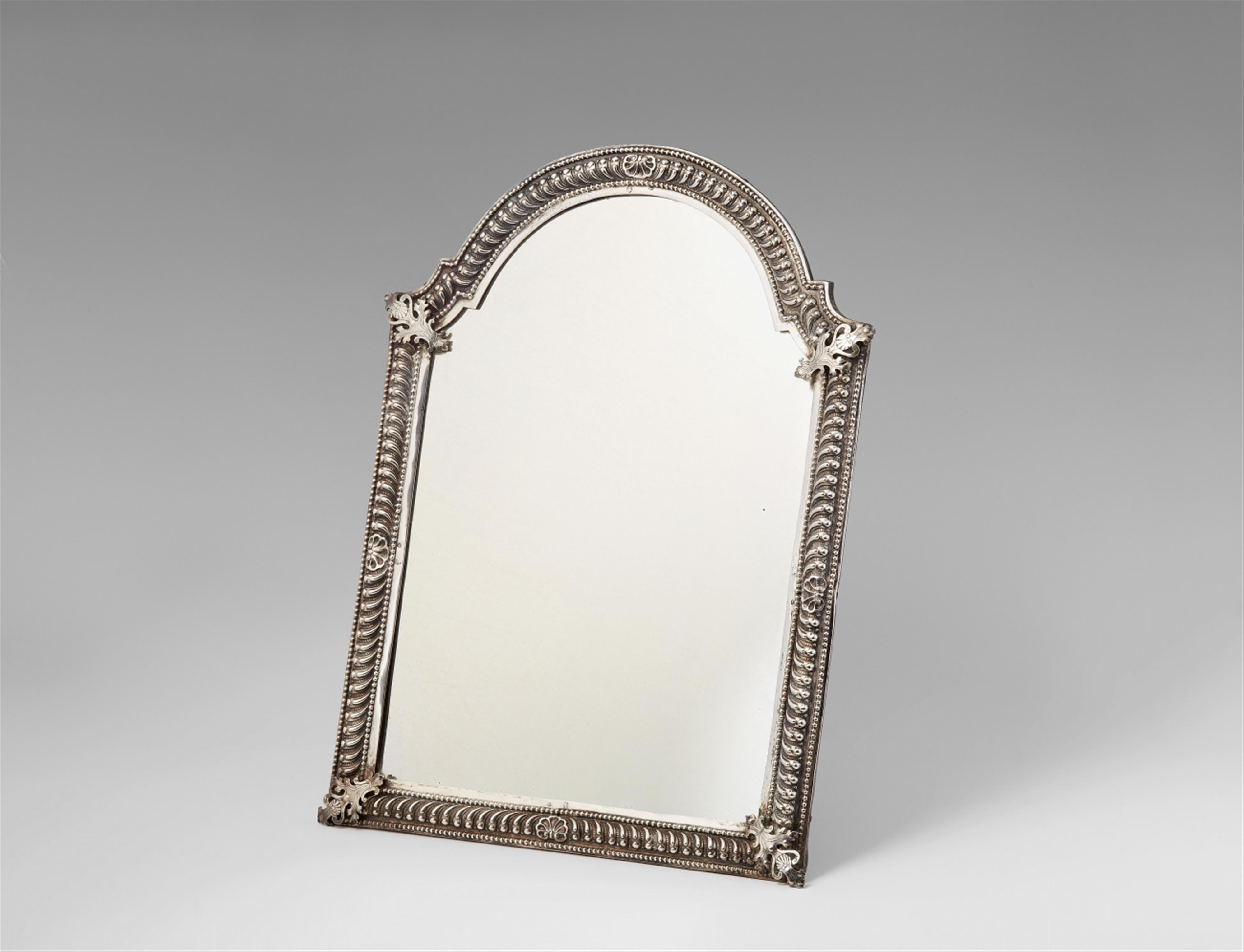 A Vienna silver toilette mirror - image-1