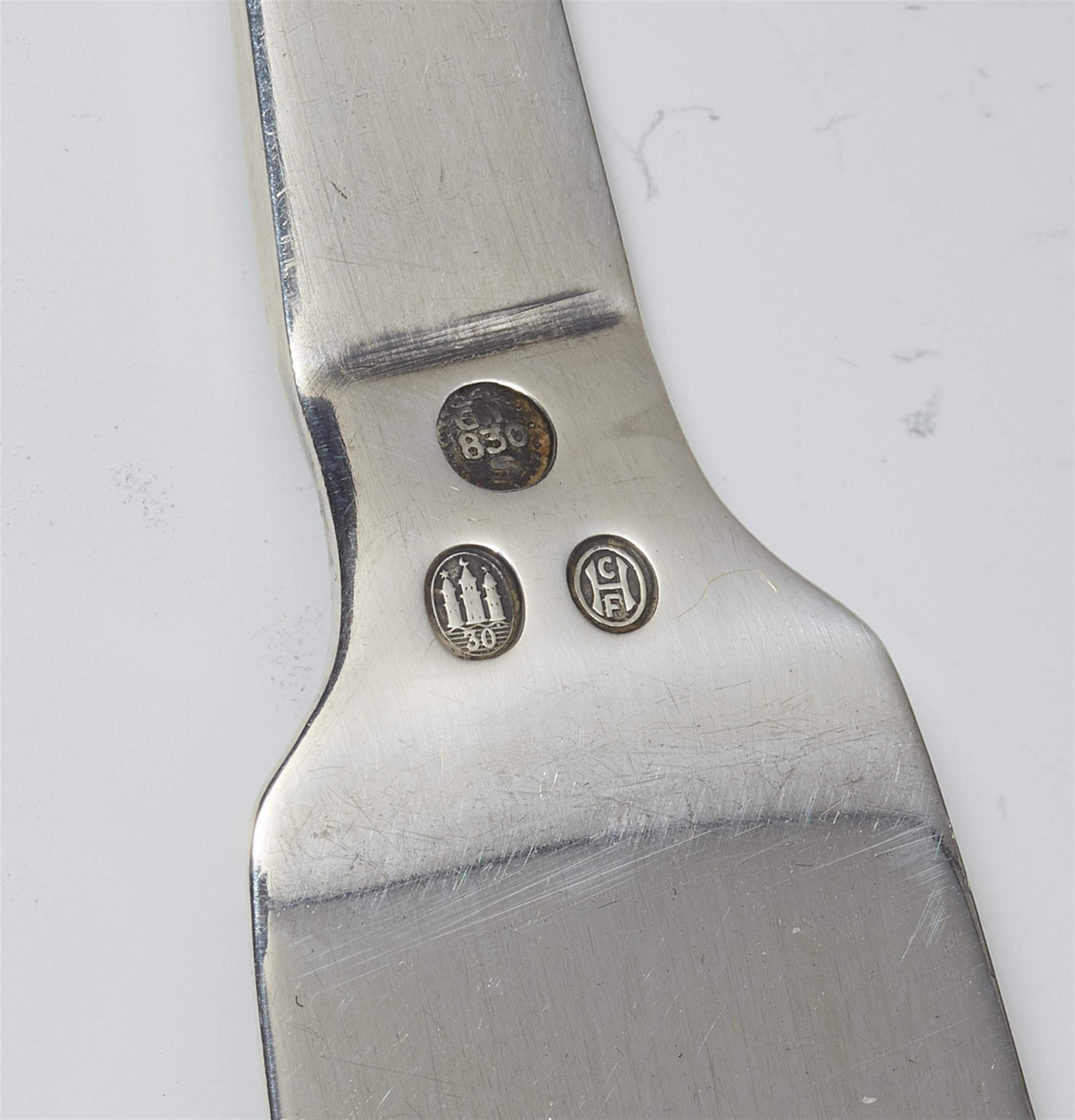 A Copenhagen silver cutlery set, no. 1906 - image-2