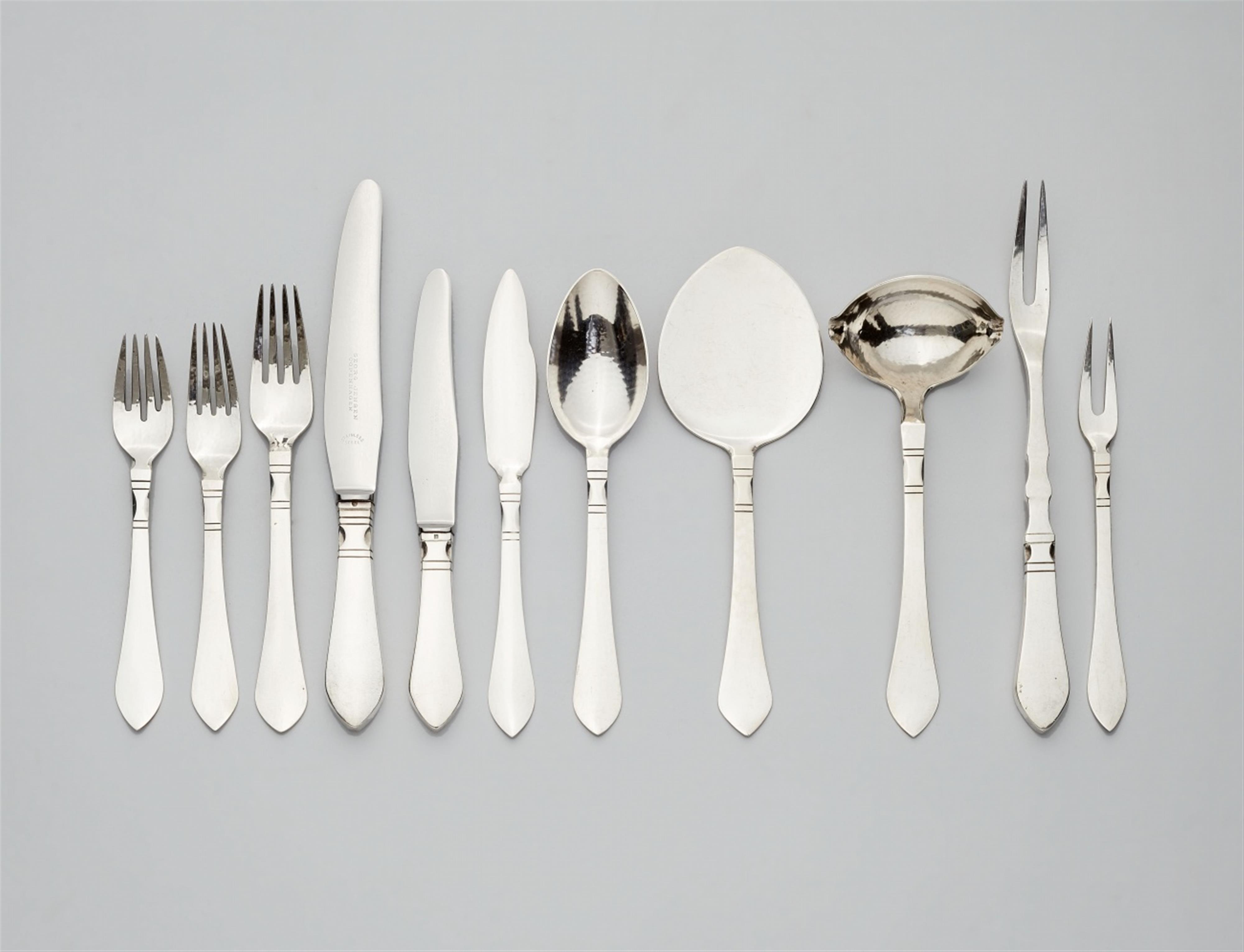 A Copenhagen silver cutlery set, no. 1906 - image-1