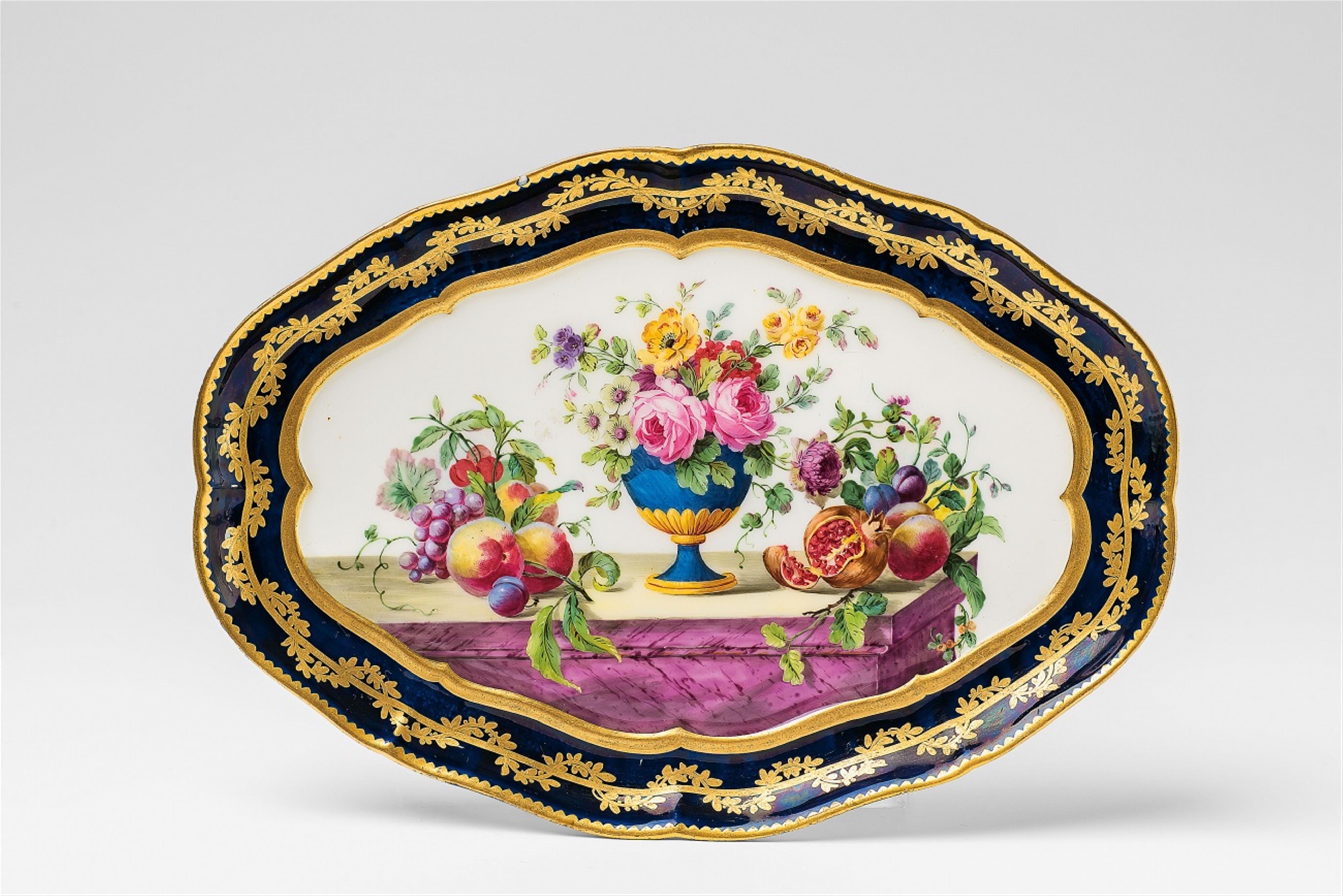 A small Sèvres porcelain tray from a writing set - image-1