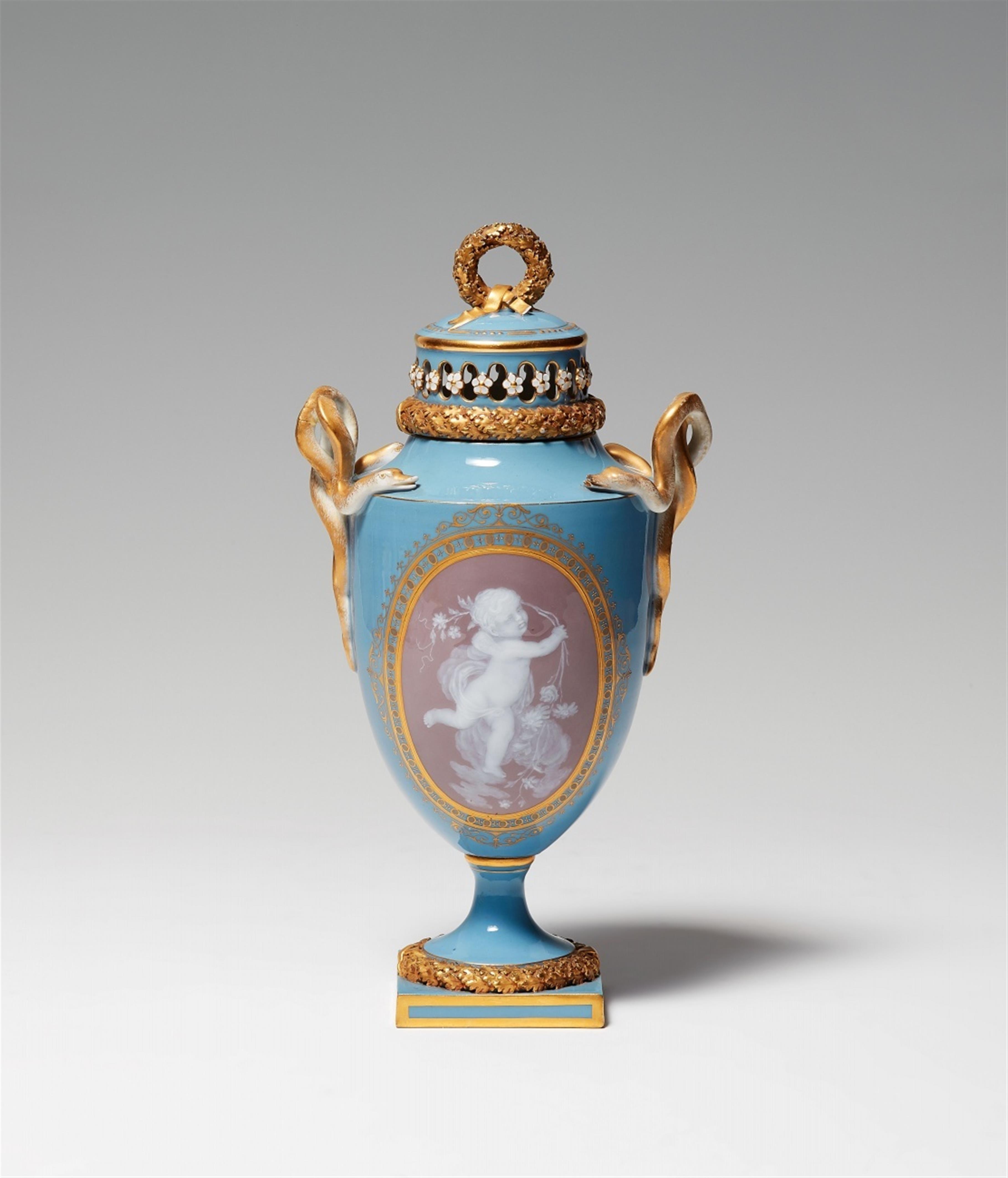 A rare Meissen porcelain potpourri vase - image-1