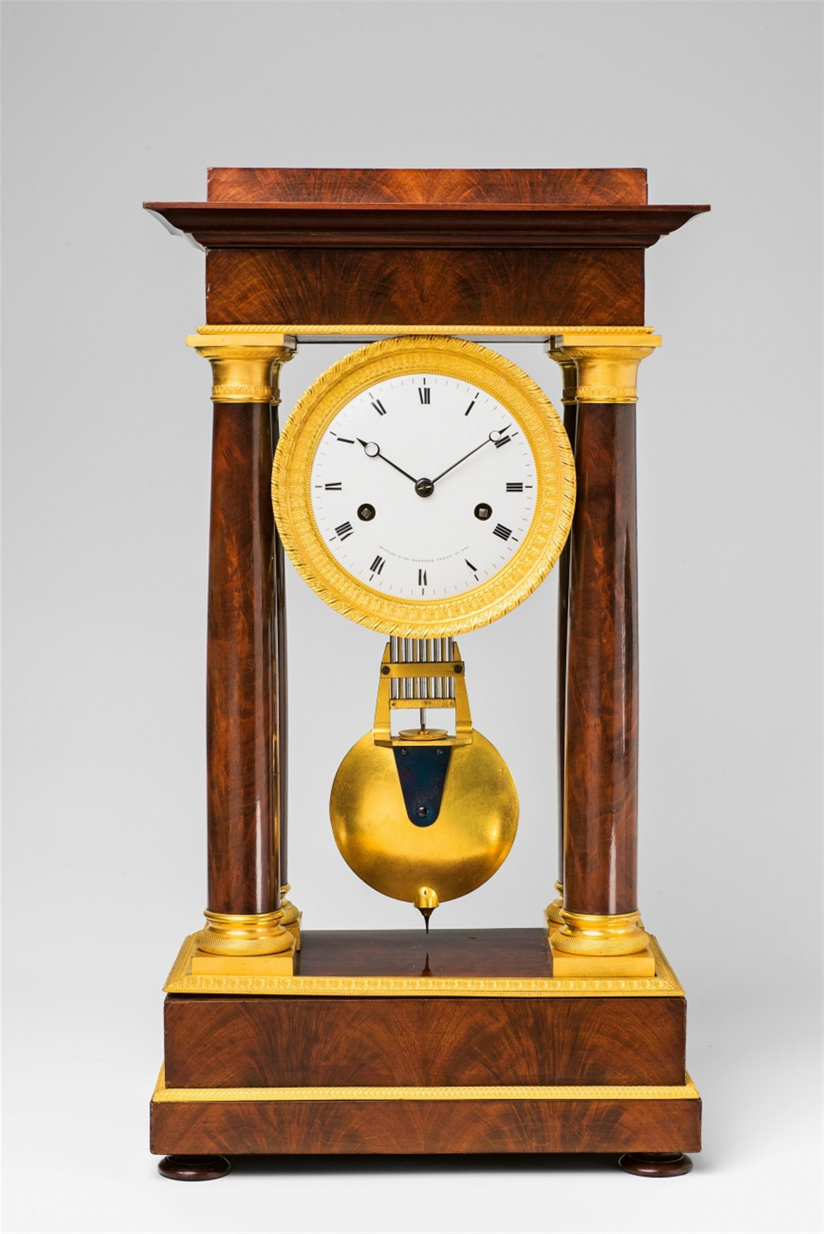 A Parisian regulator portico clock - image-1