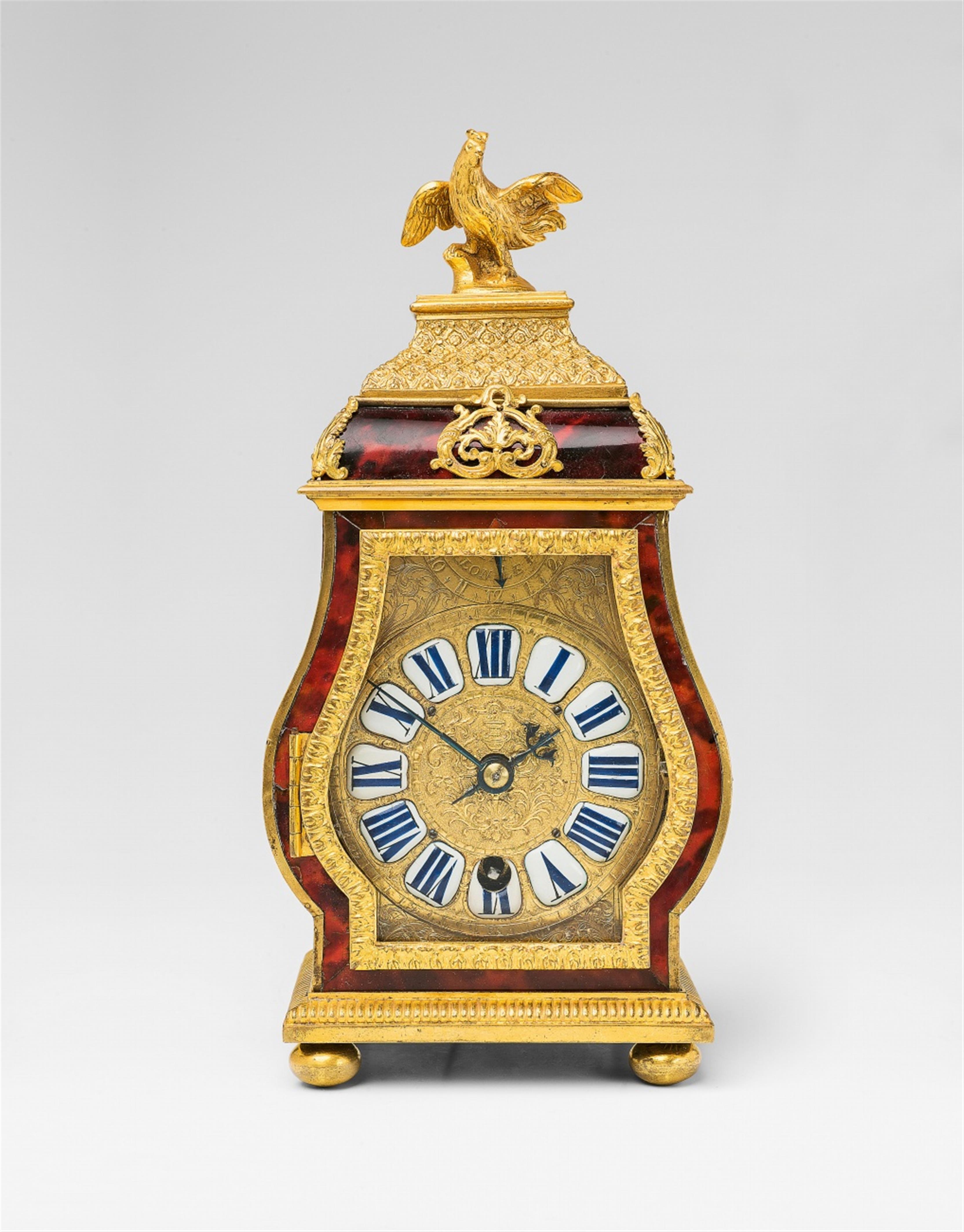A Louis XIV period "tête de poupée" clock - image-1