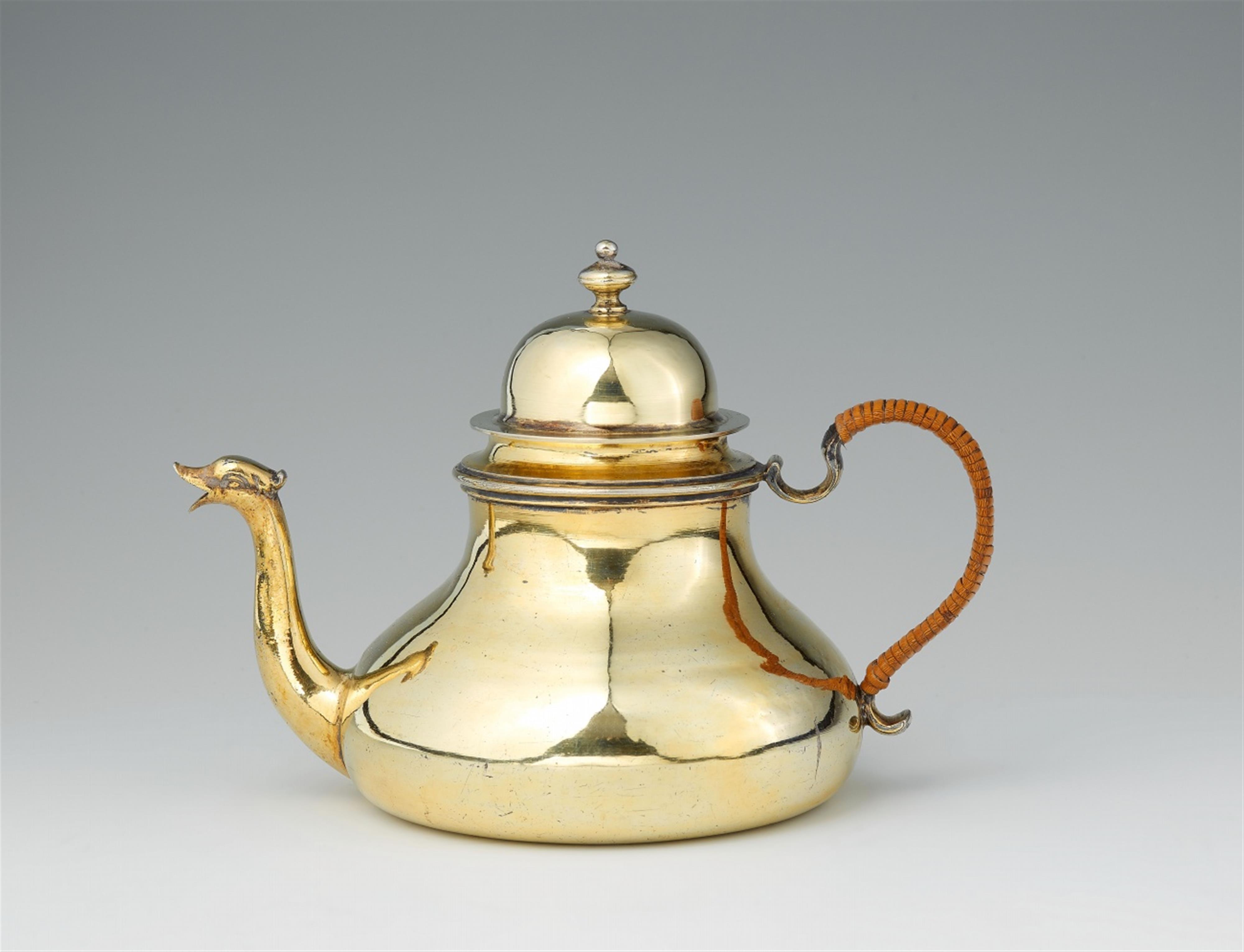 An Augsburg vermeil teapot - image-1