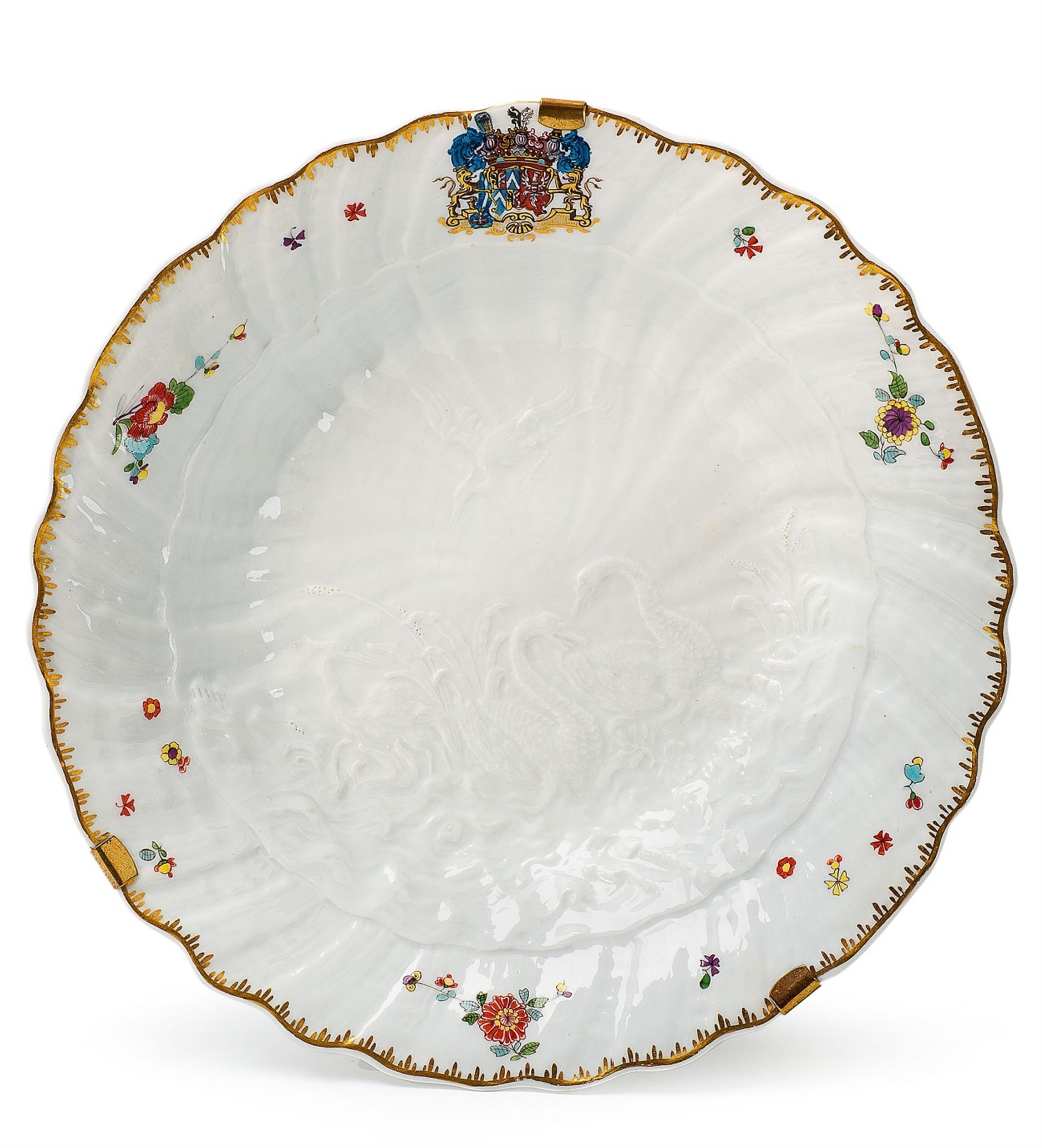 A rare Meissen porcelain soup bowl from the Swan Service - image-1