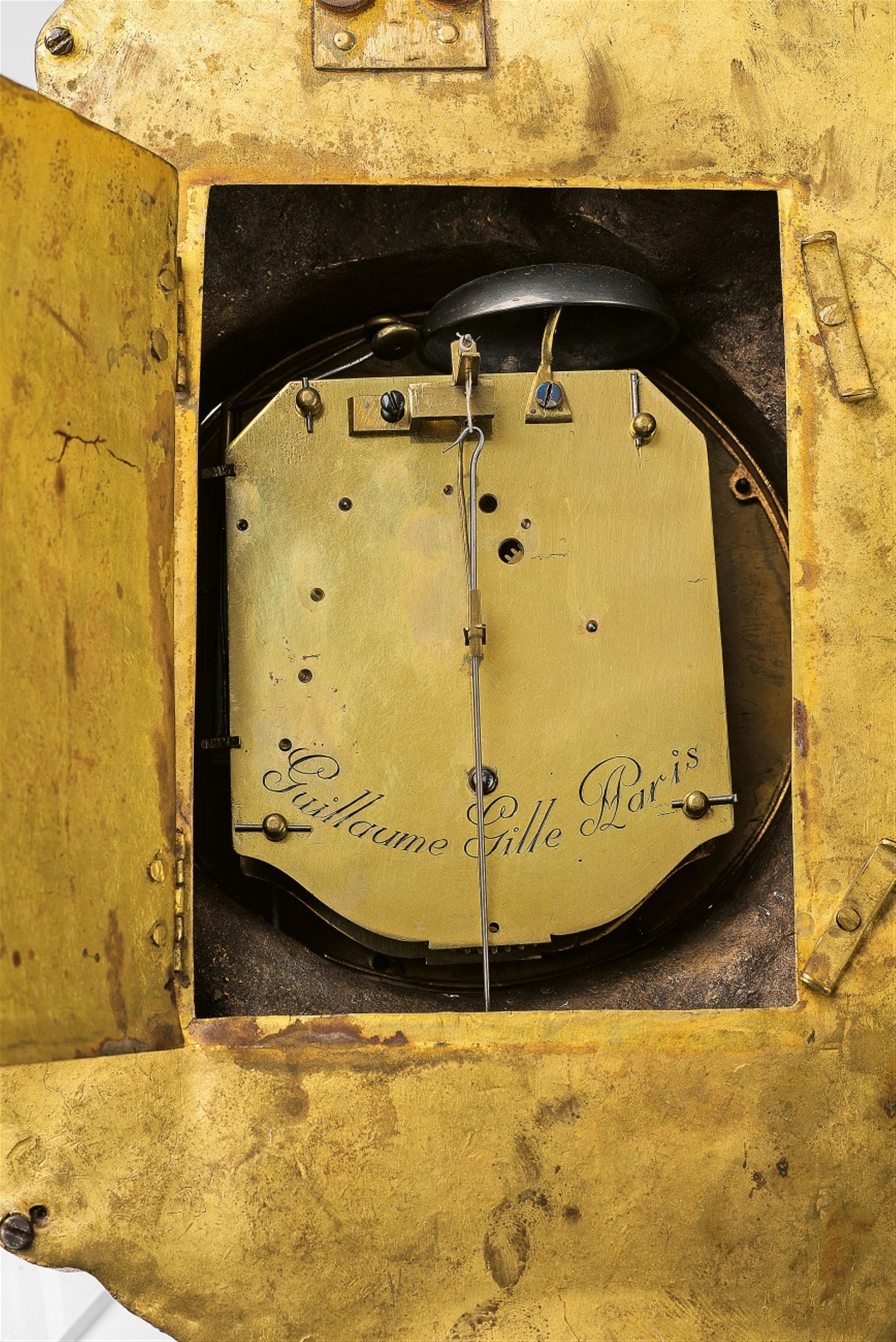 A Louis XV period ormolu cartel clock - image-3
