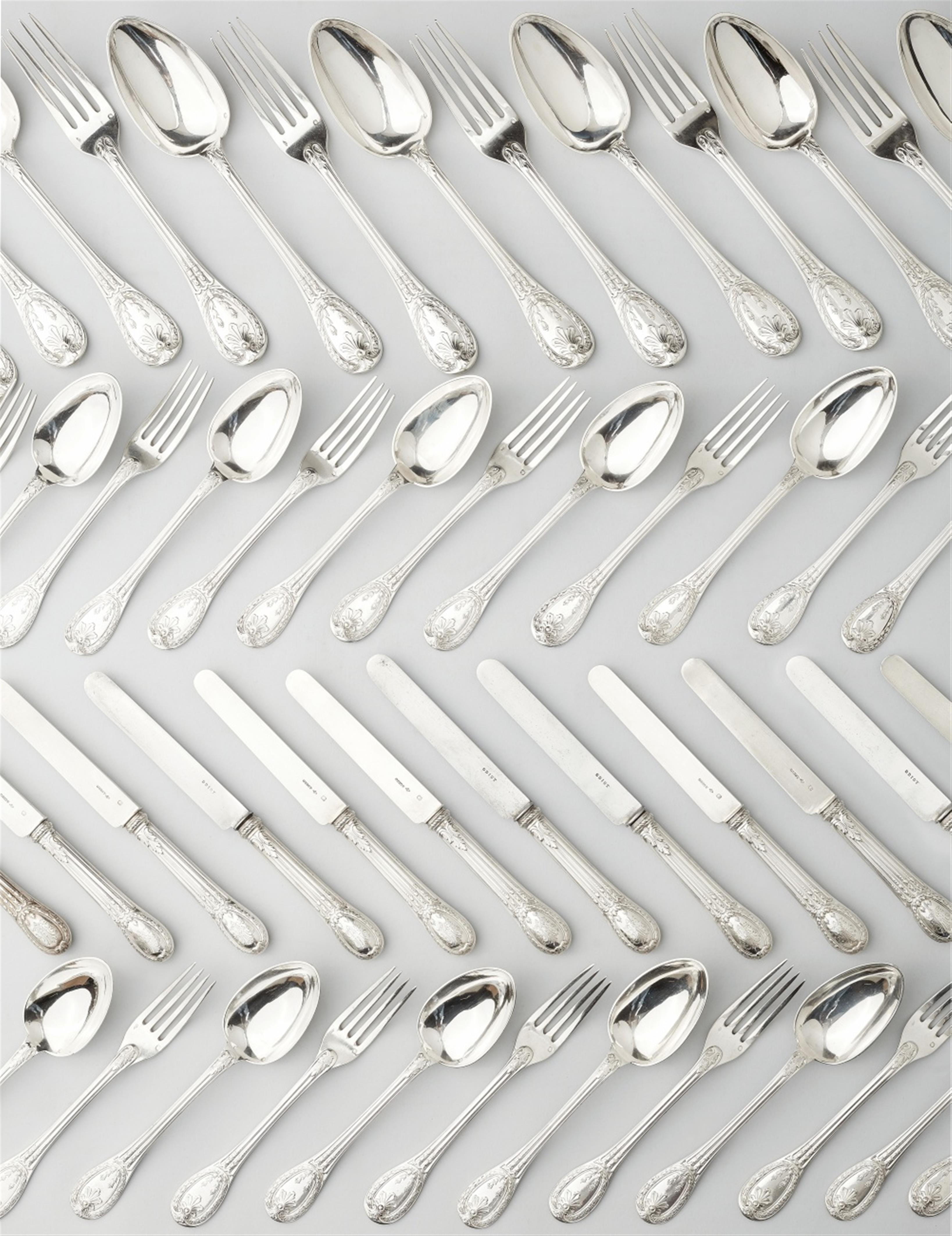 A Parisian silver cutlery set - image-2