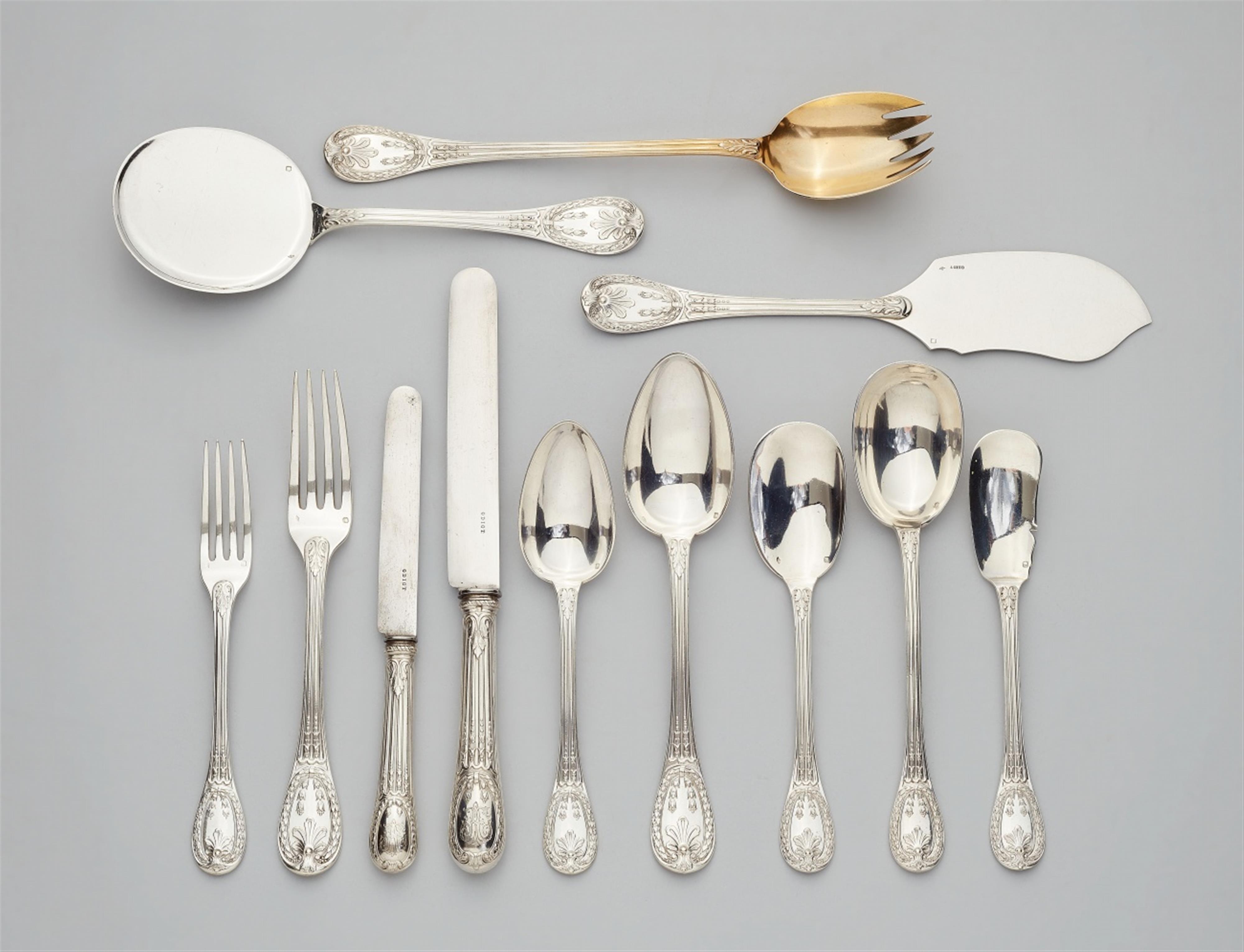 A Parisian silver cutlery set - image-1