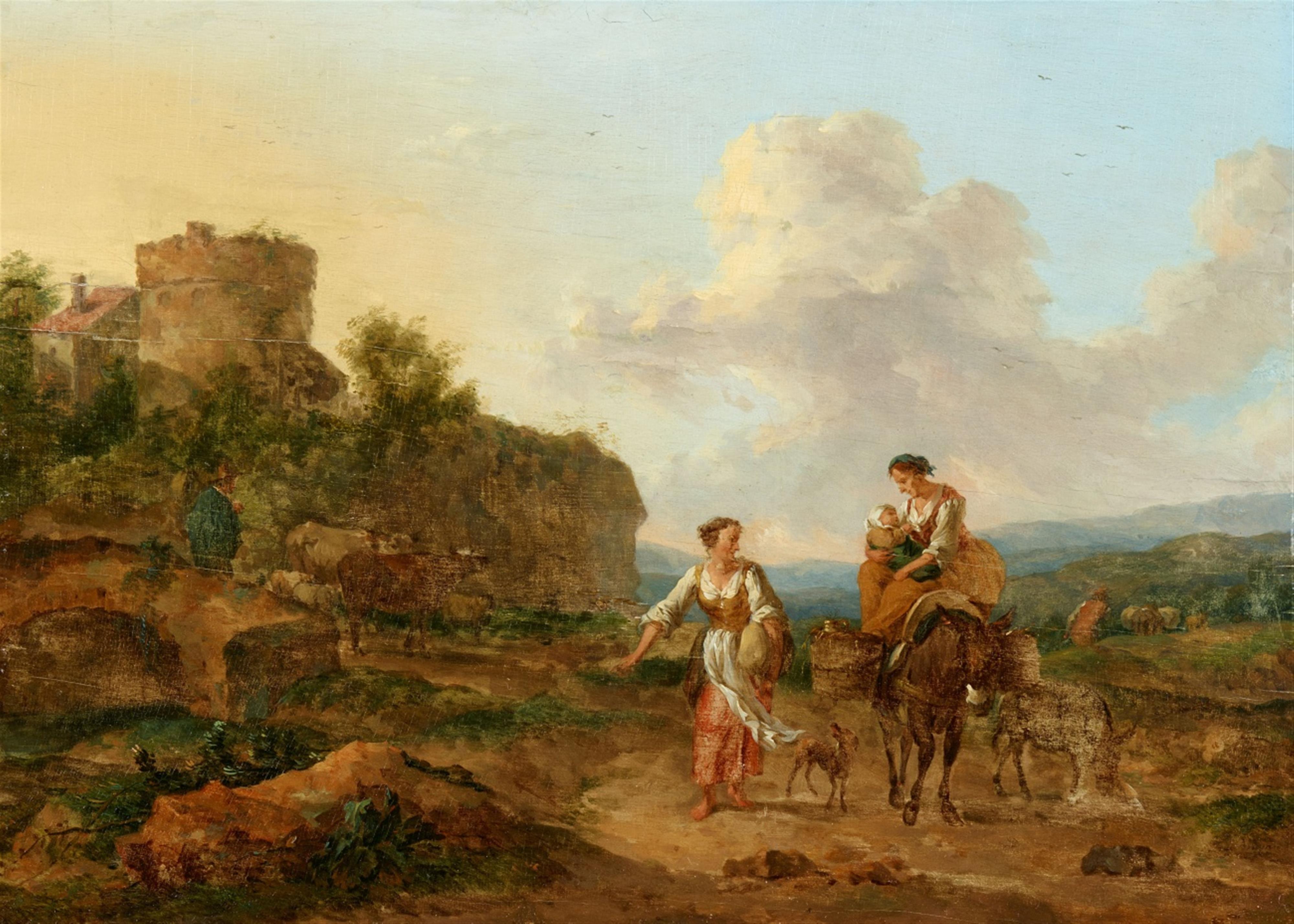 Jacques de Bruyn - Zwei Landschaften mit Hirtinnen - image-1