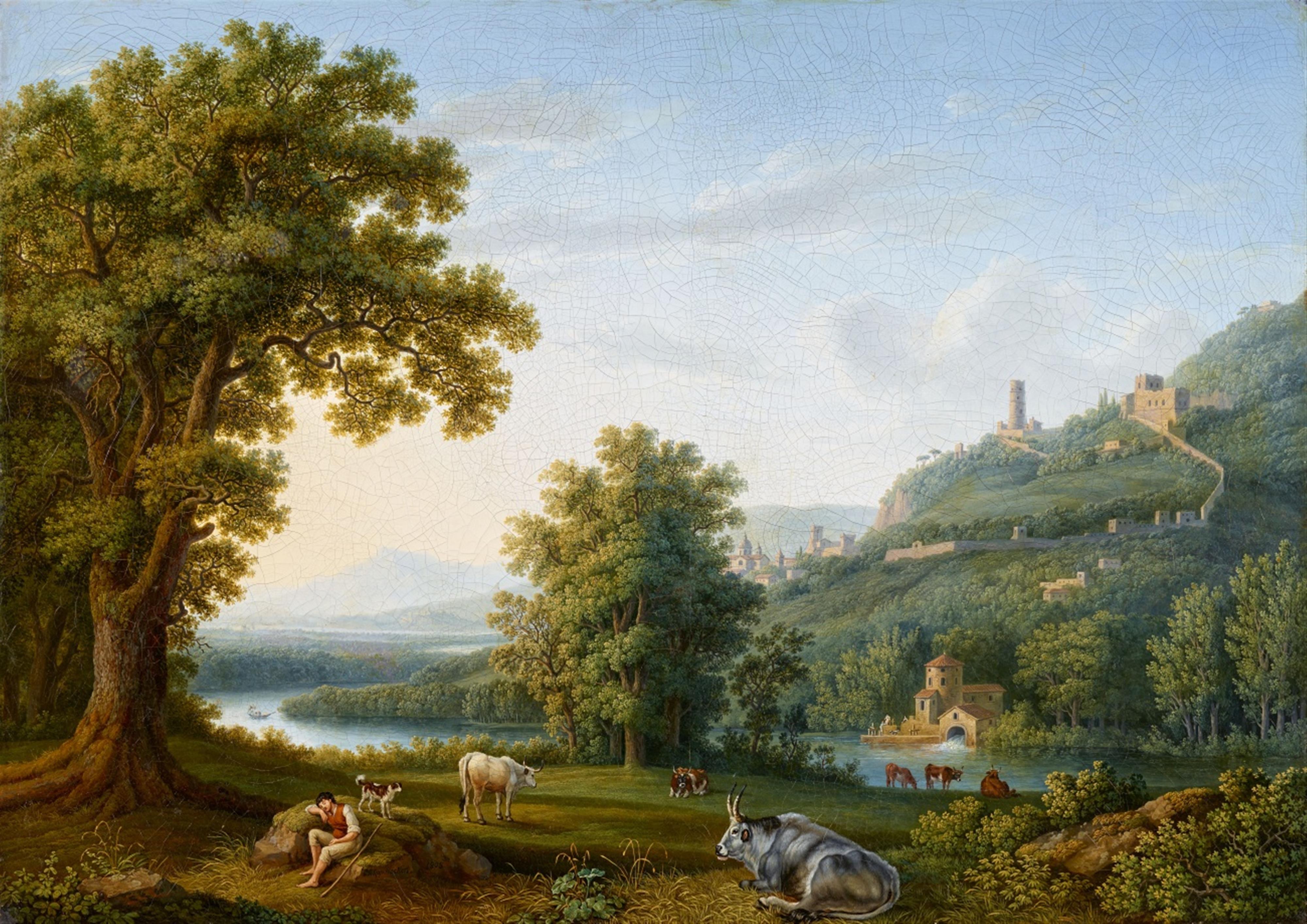 Jacob Philipp Hackert - View of Maddaloni - image-1