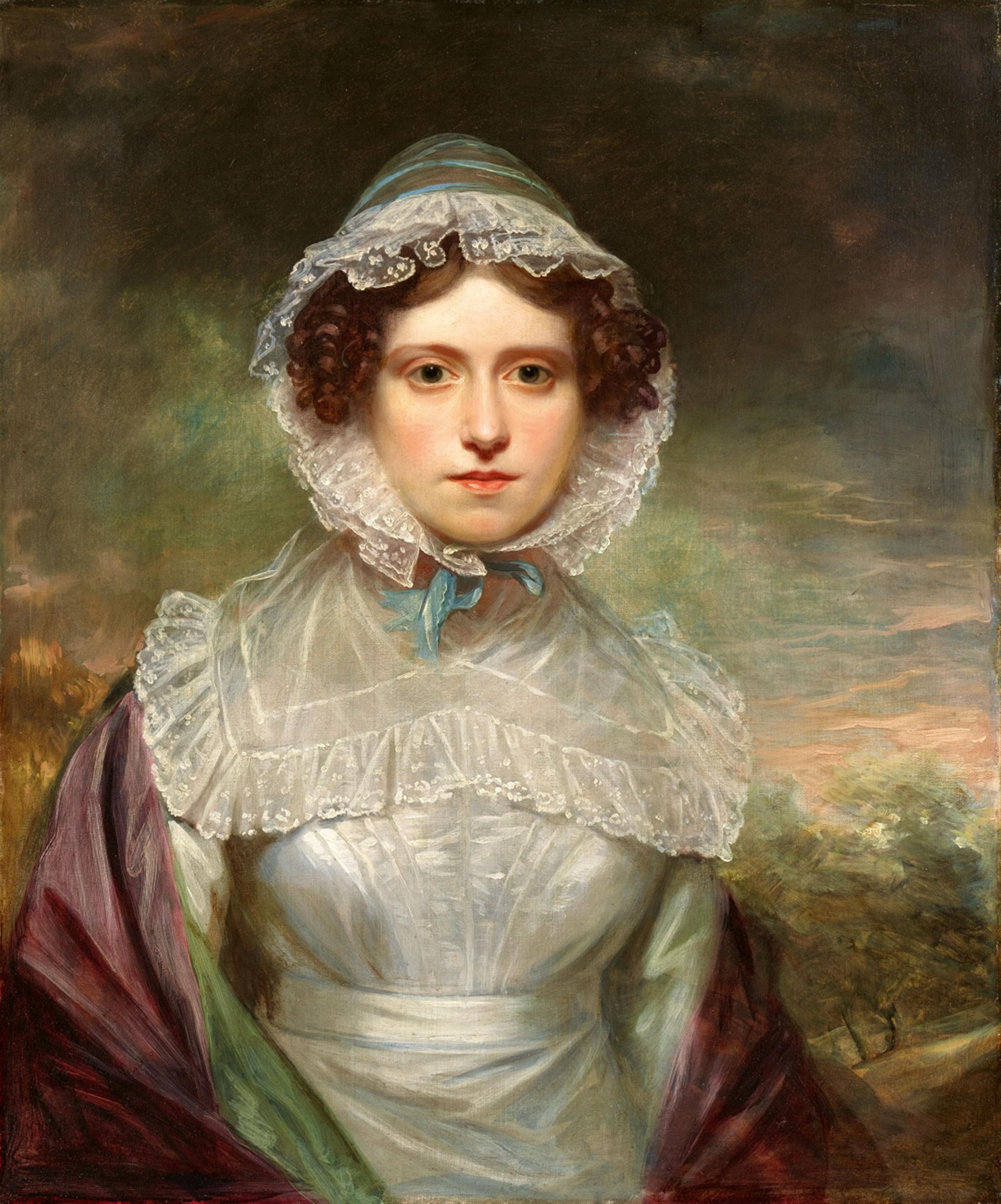 Sir Henry William Beechey - Portrait of Miss Lucy Lowndes - image-1
