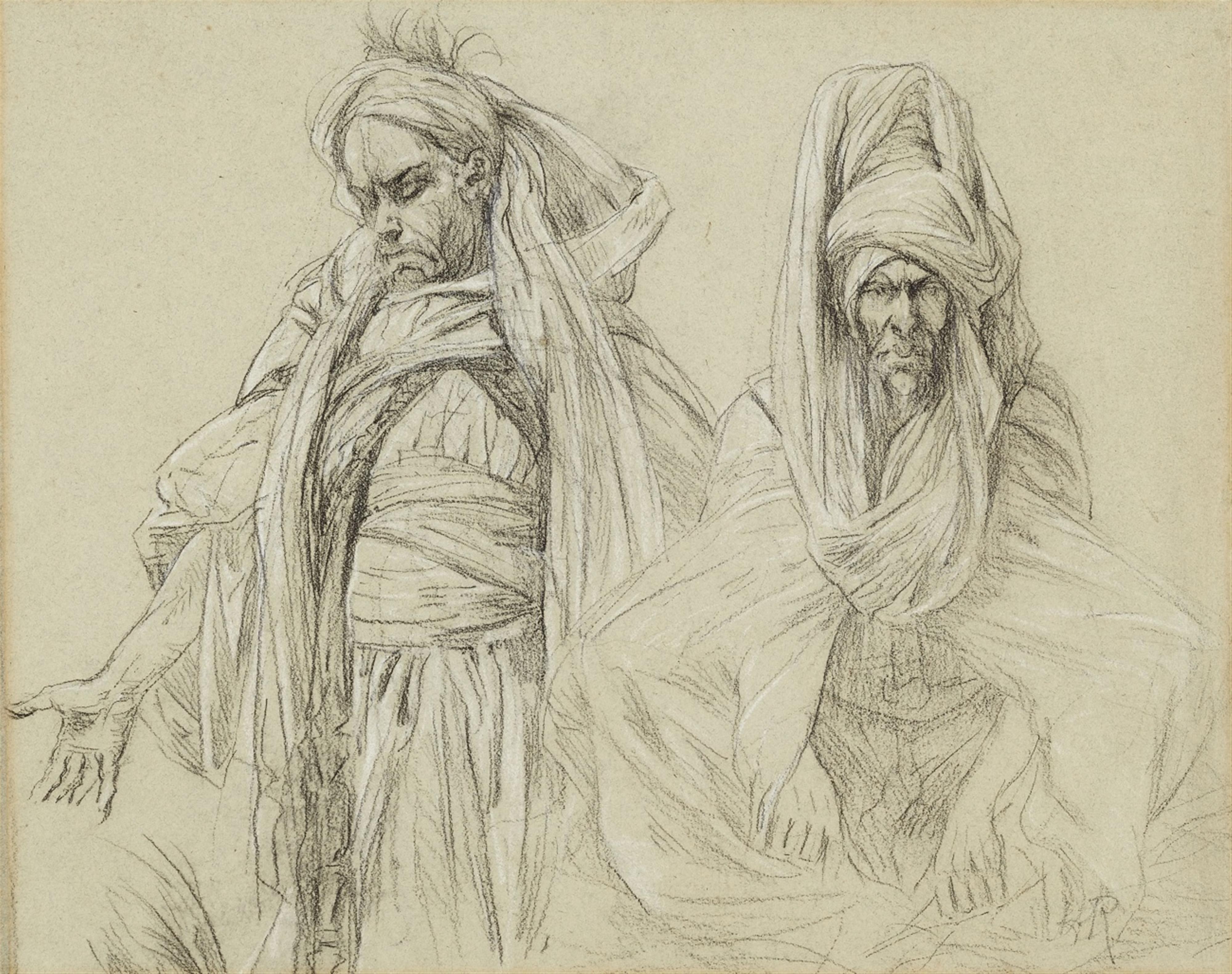 Henri Regnault - Study of Two Moroccan Men - image-1
