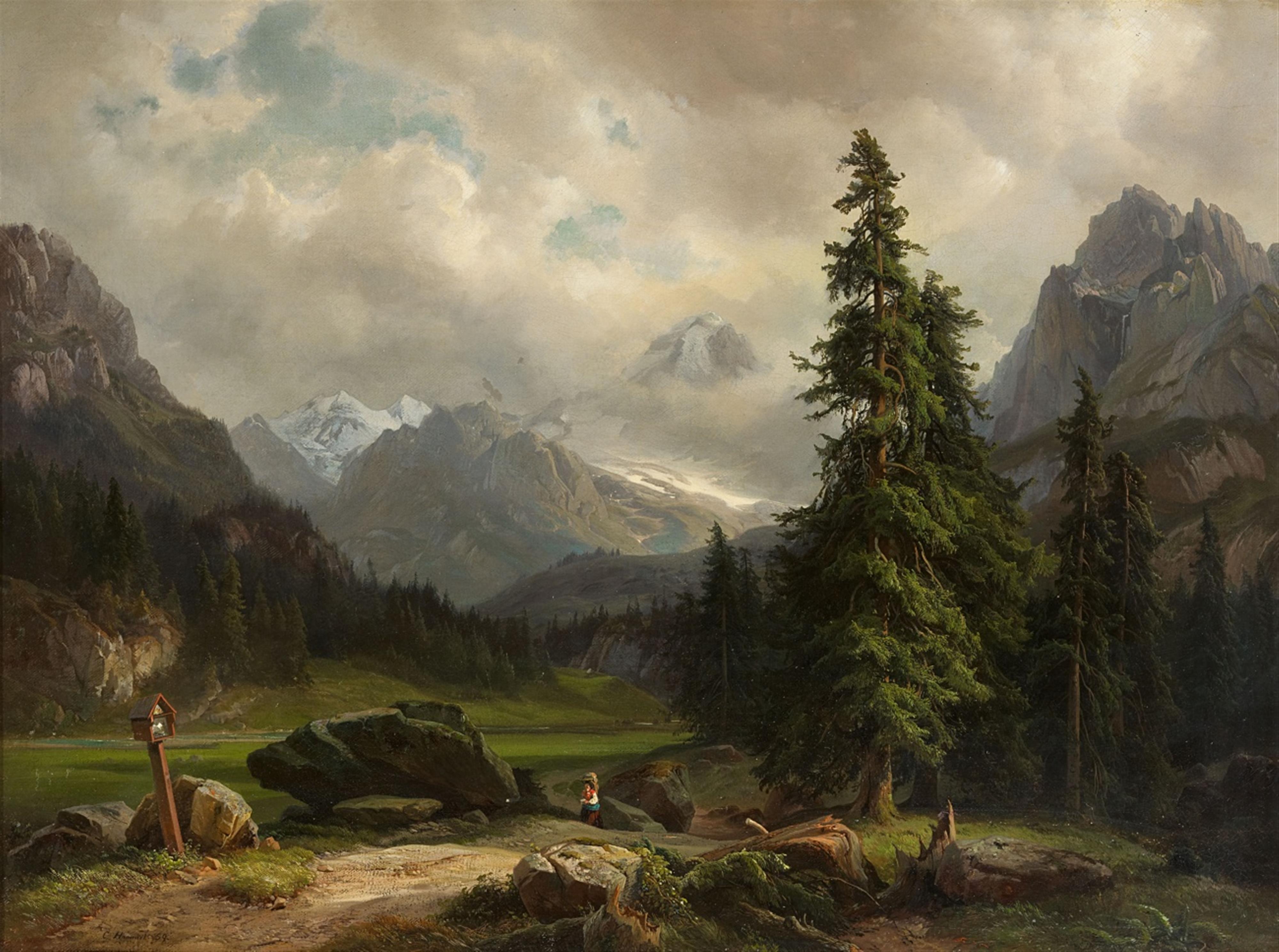 Carl Maria Nicolaus Hummel - Mountain Landscape - image-1