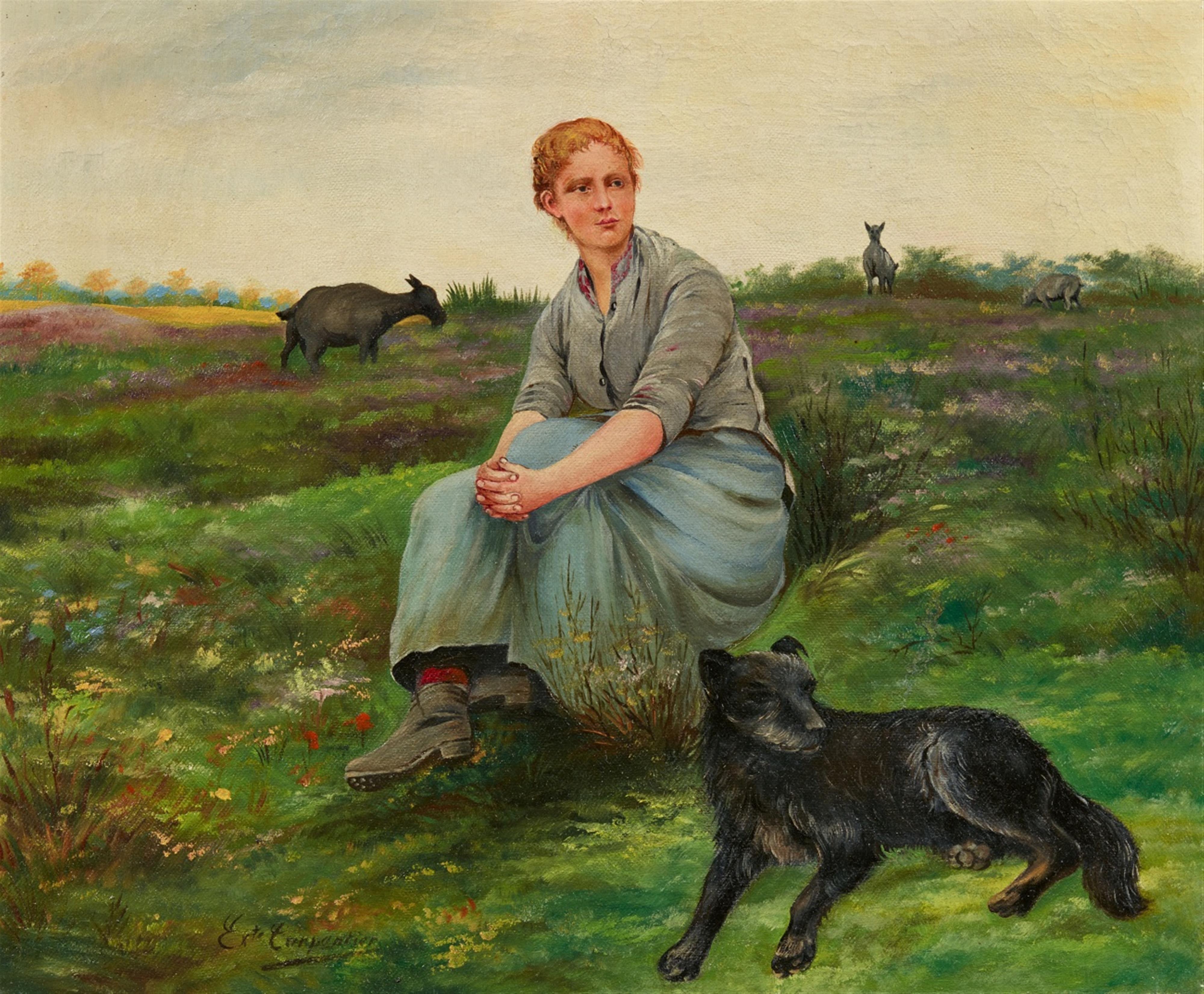 Carpentier - A Goatherd and her Dog - image-1