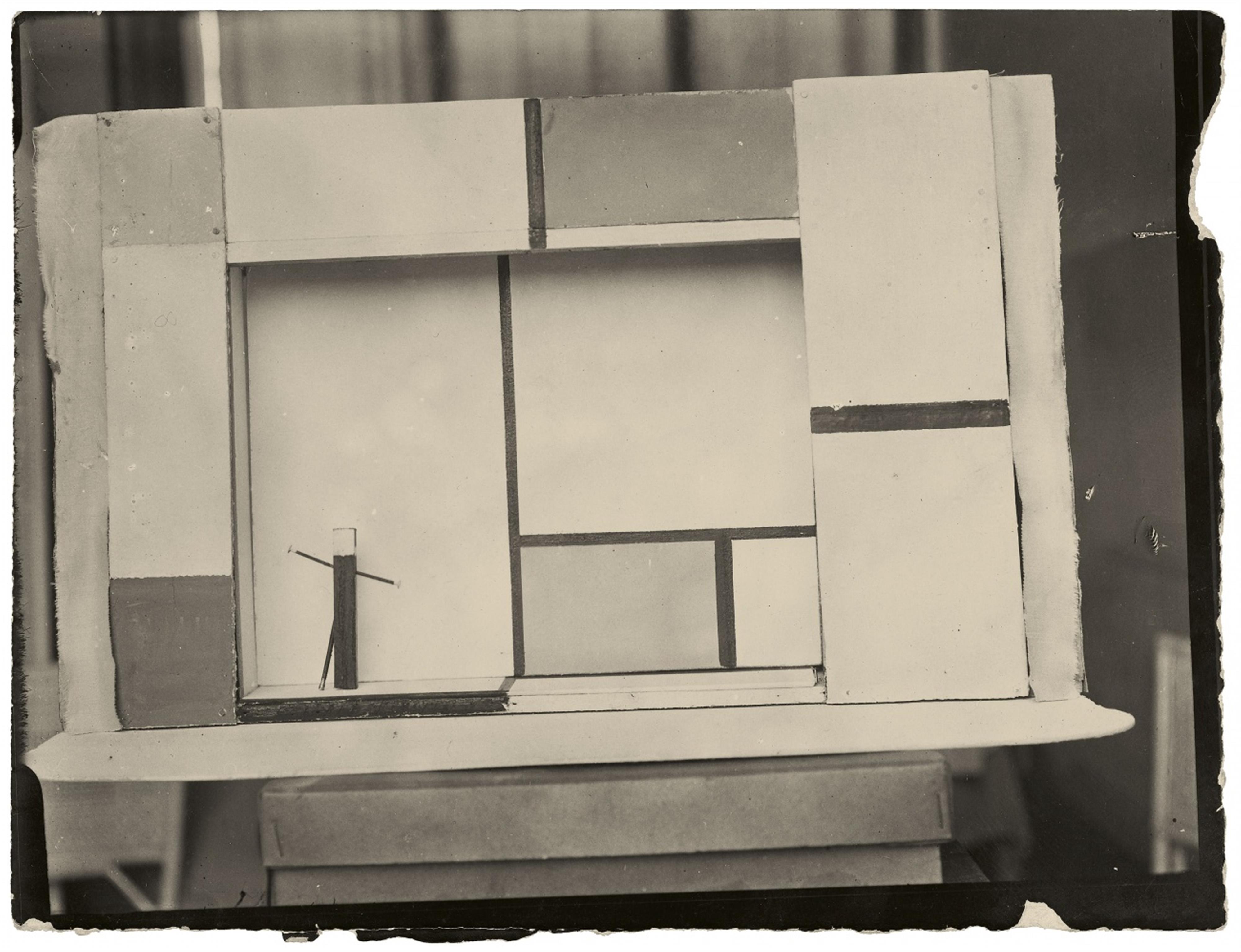 André Kertész - Untitled (Three stage sets designed by Piet Mondrian for 'L'éphémère est )éternel' - image-2