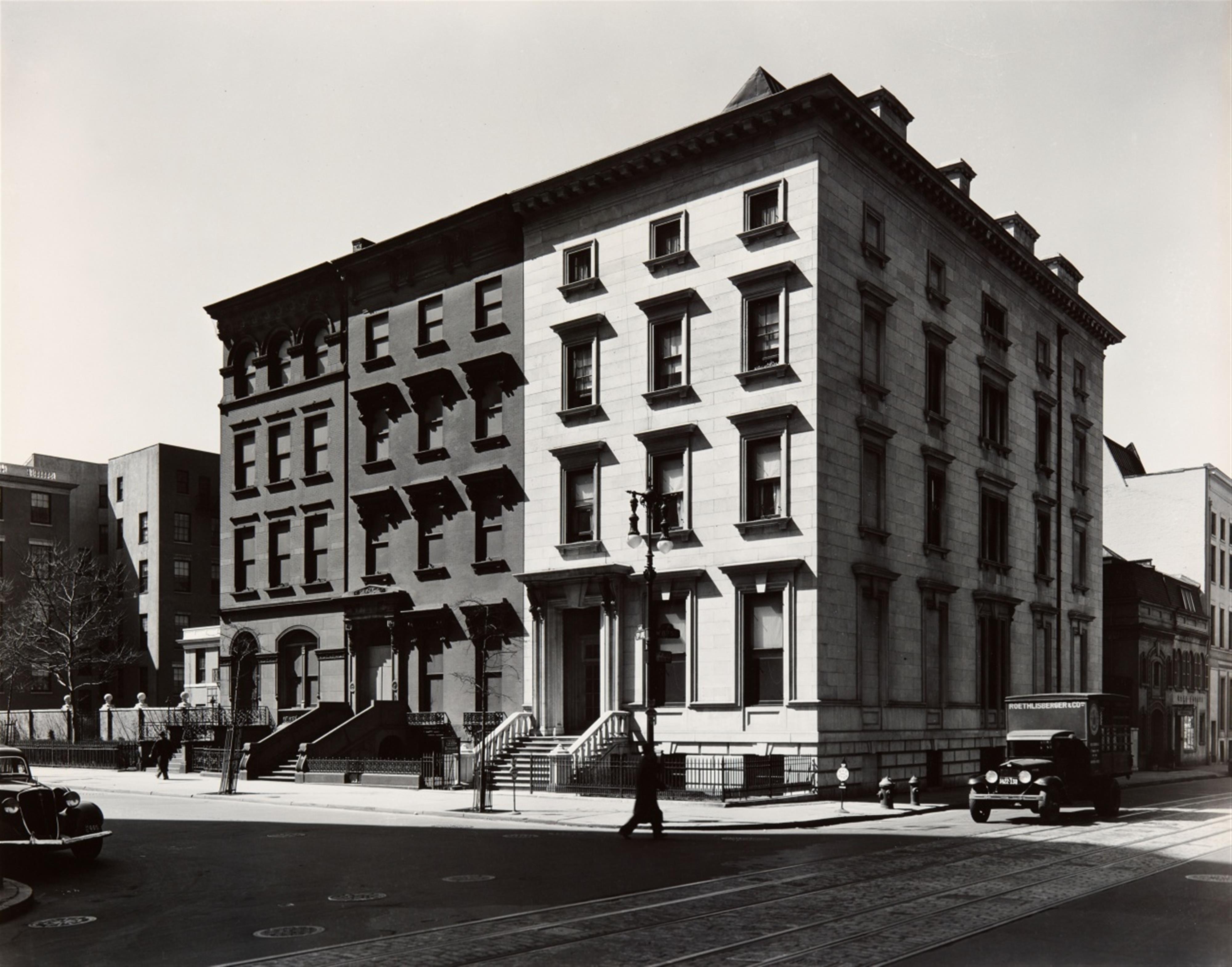 Berenice Abbott - Fifth Avenue Houses # 4, 6, 8 - image-1