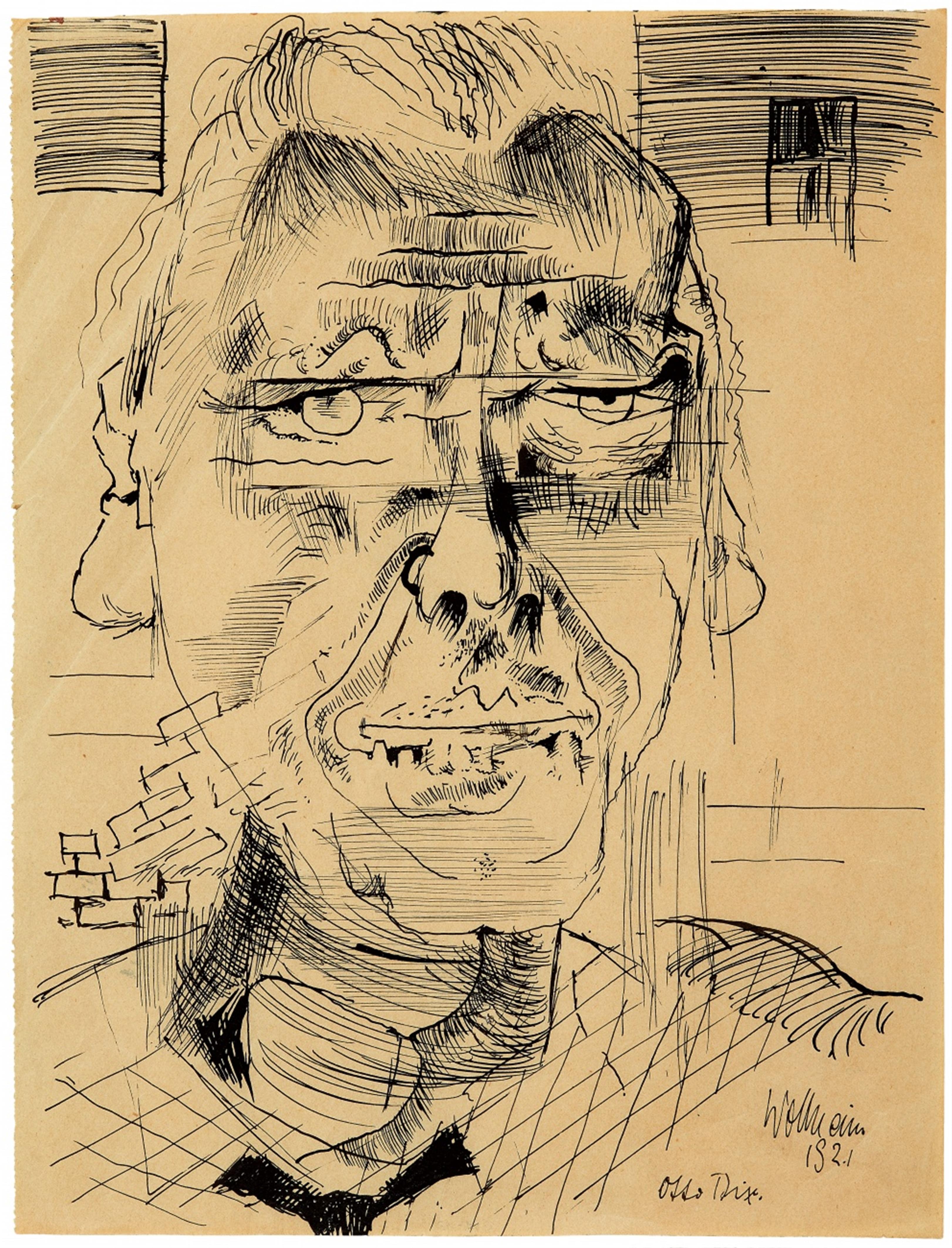 Gert Heinrich Wollheim - Porträt Otto Dix - image-1