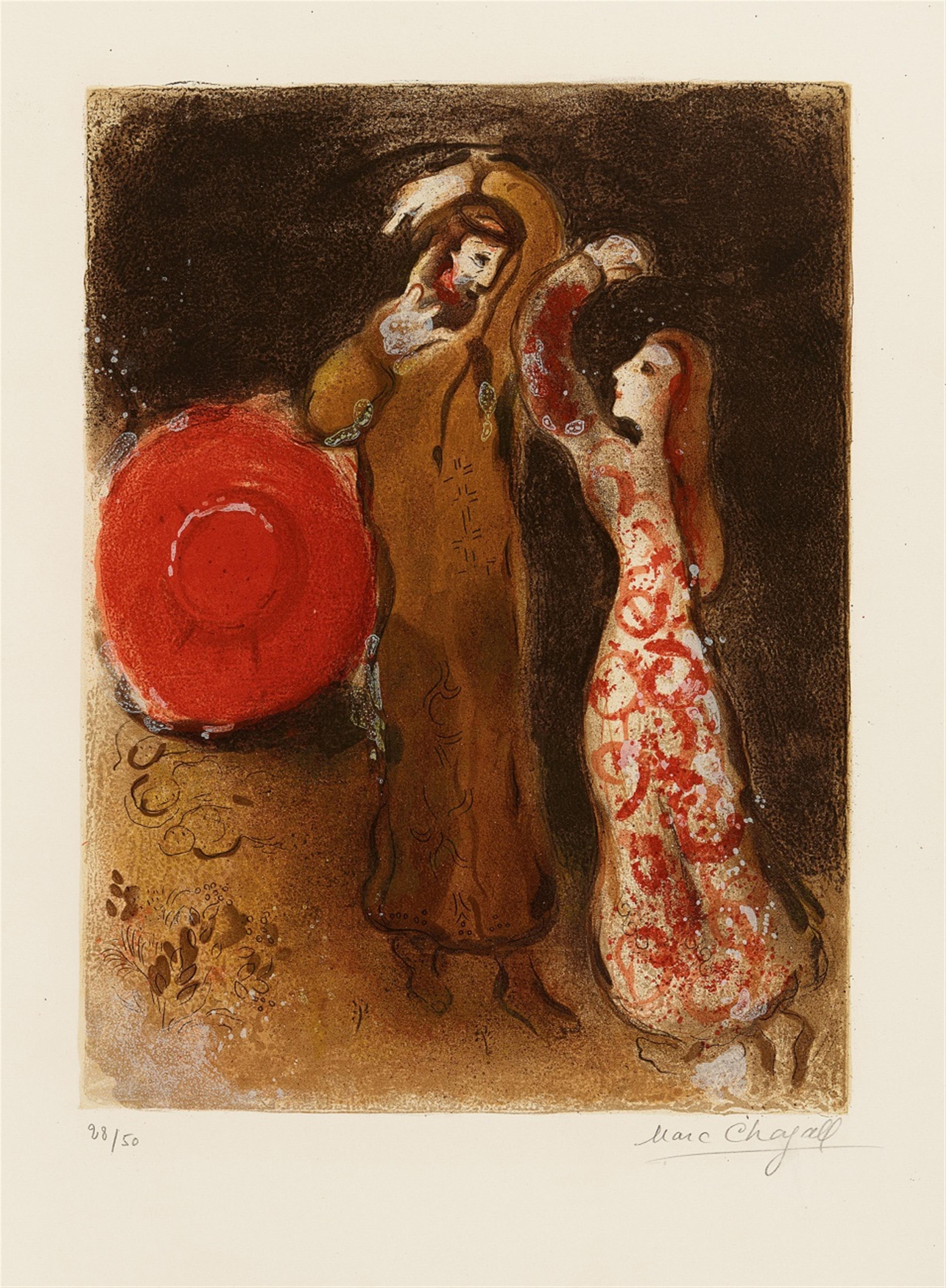 Marc Chagall - Ruths Treffen mit Boas - image-1