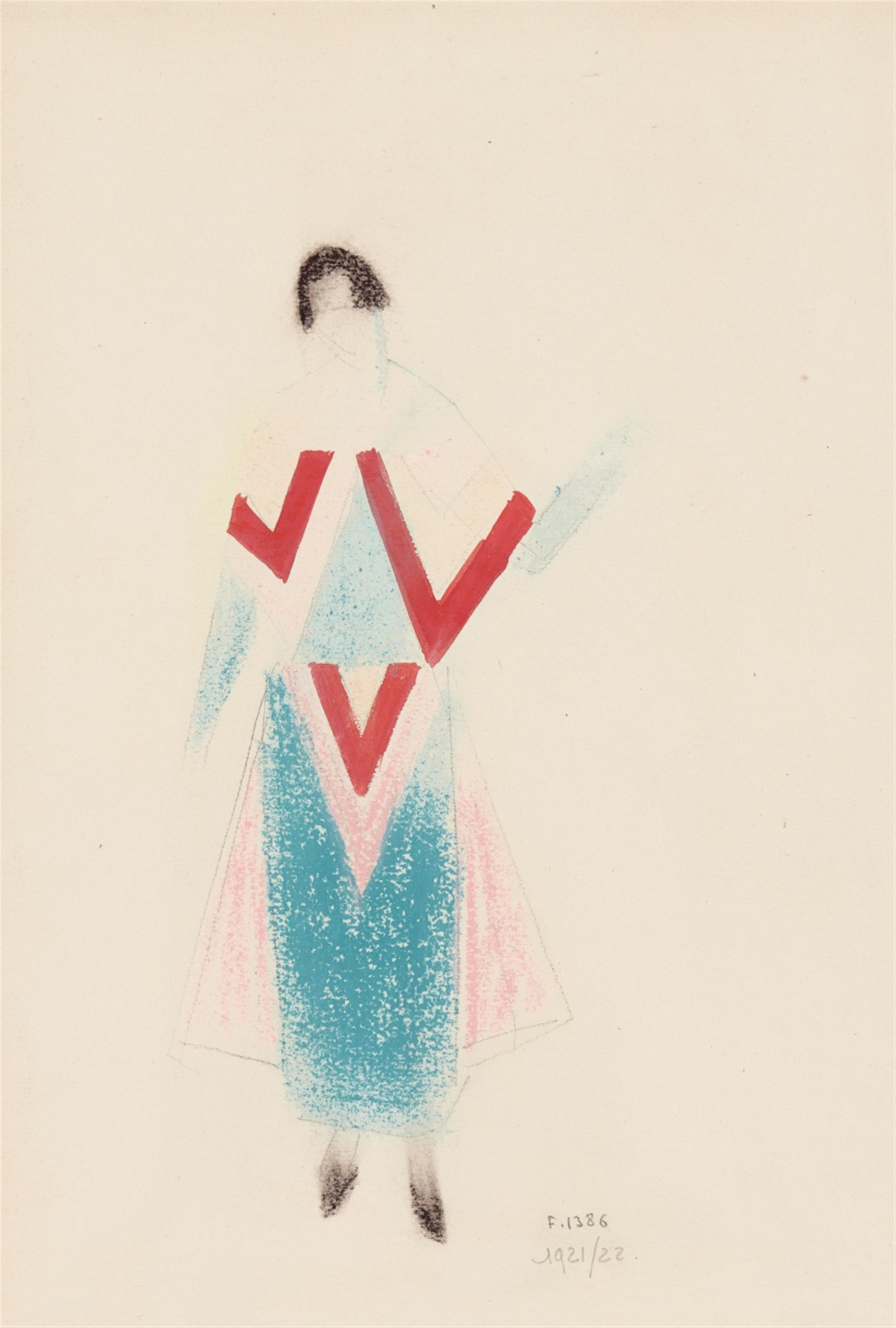 Sonia Delaunay-Terk - Projet de Robe - image-1