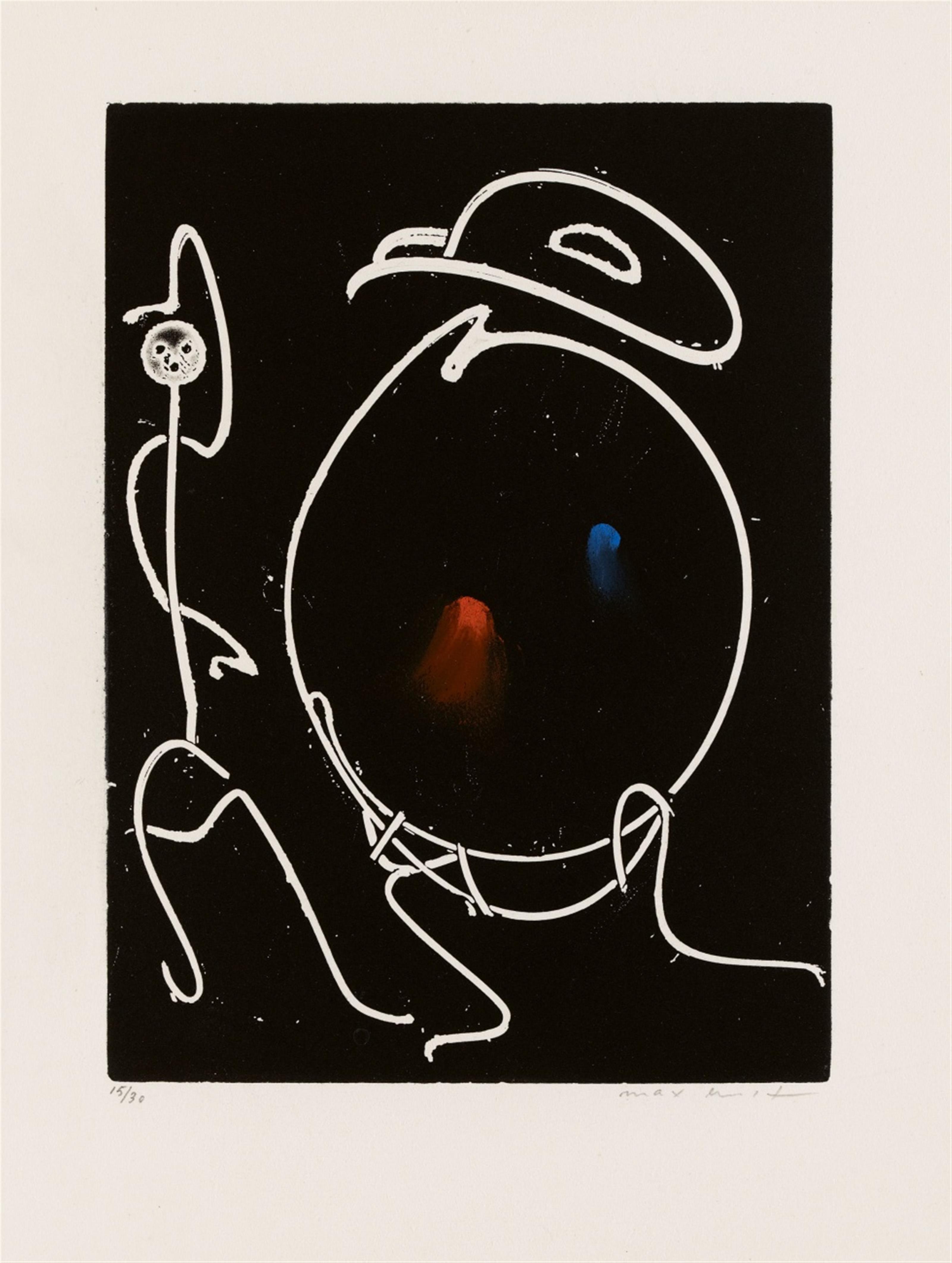 Max Ernst - Das Schnabelpaar. Acht Farbradierungen und ein Gedicht - image-1