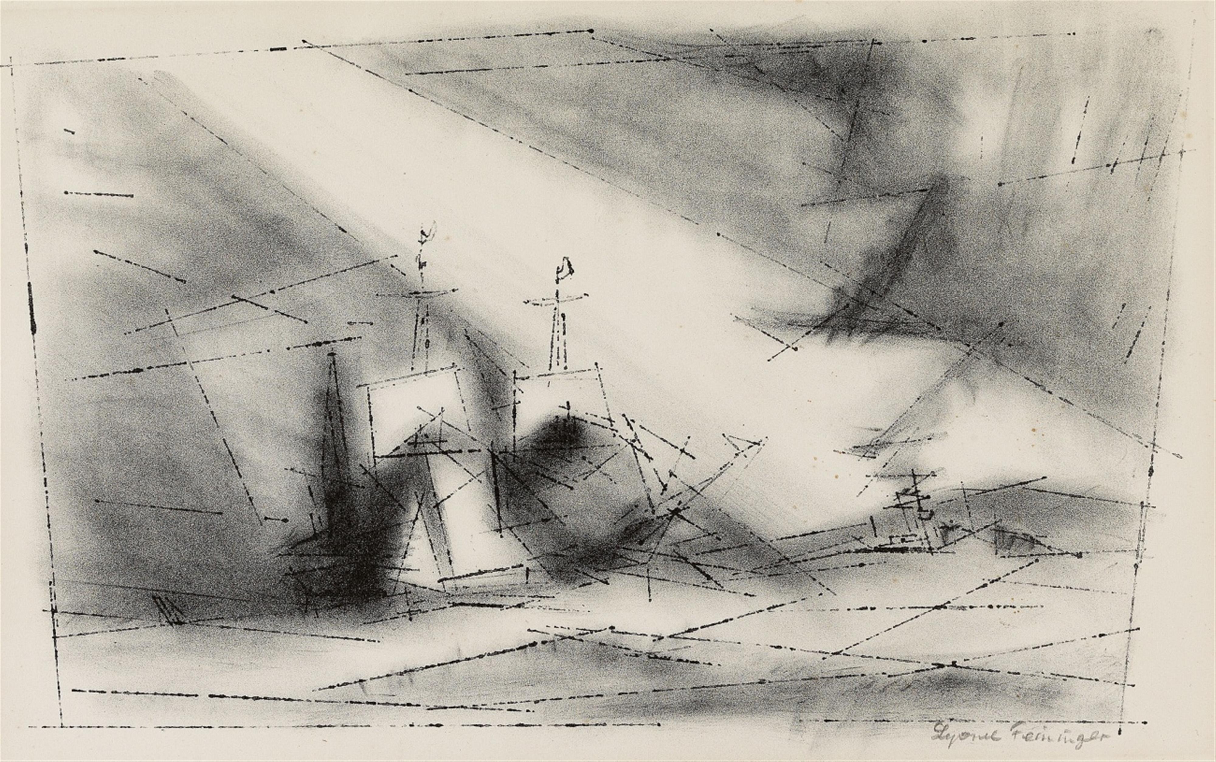 Lyonel Feininger - Off the Coast, Stone 3 (Vor der Küste, Stein 3) - image-1