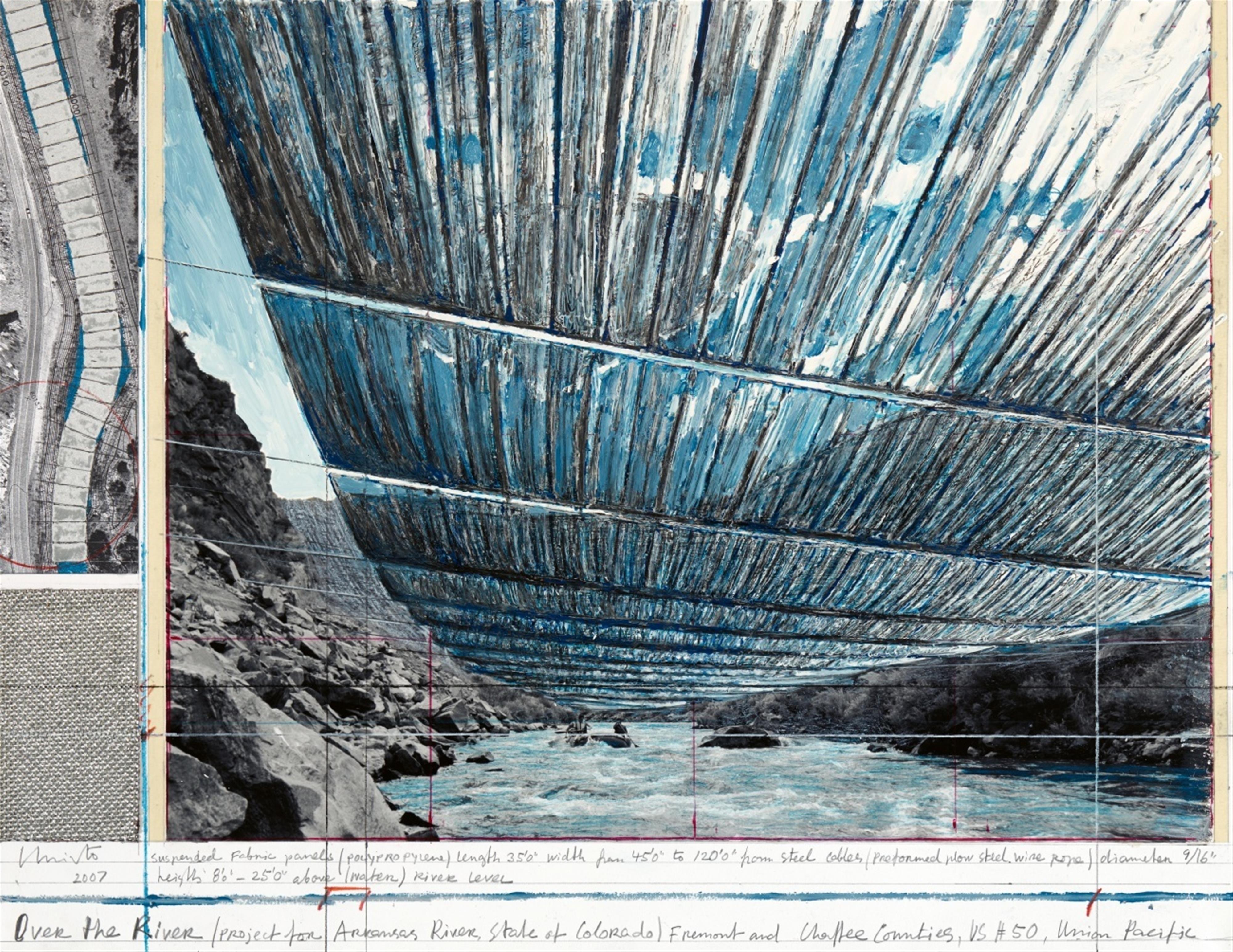 Christo - Over the river (Project for Arkansas River, State of Colorado) - image-1